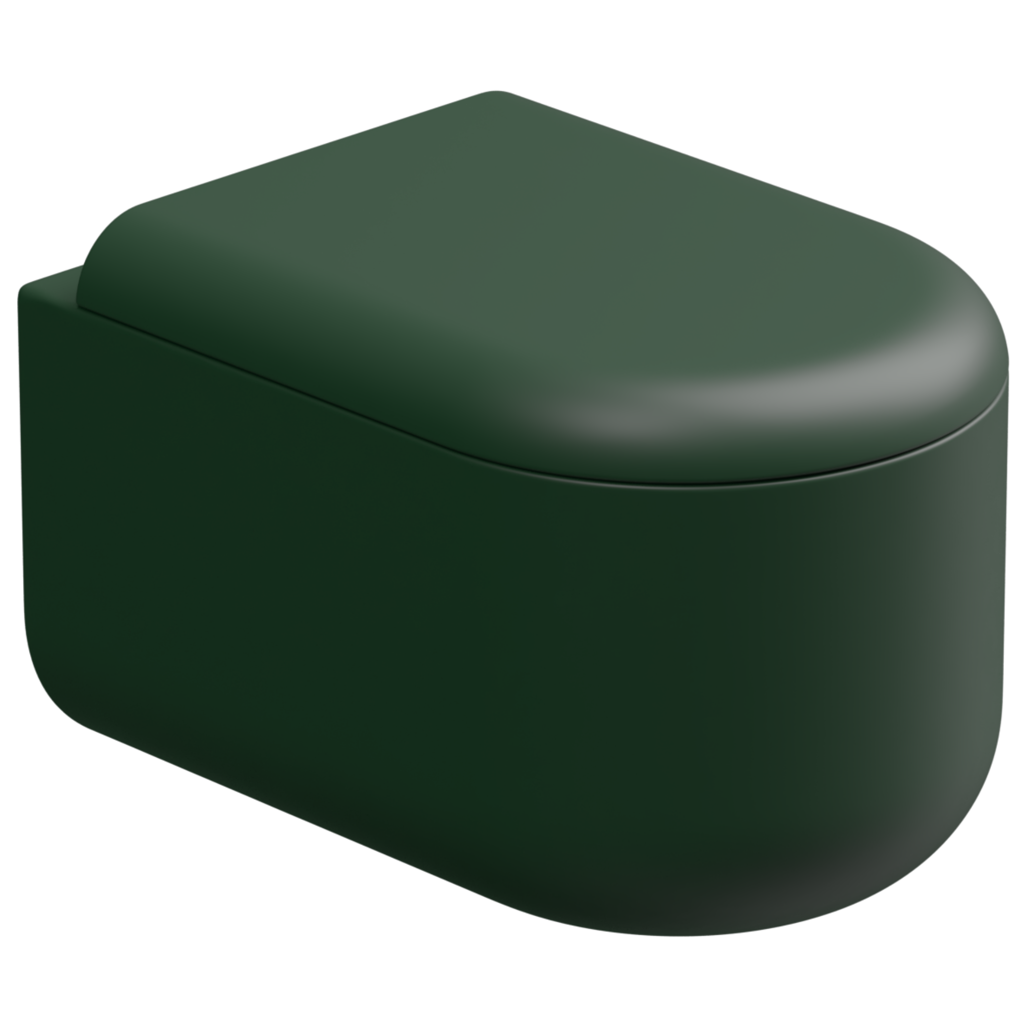 Чаша подвесного унитаза Eco Clean (торнадо) GSG Ceramic Design Petra PEWCSOEC036, Smeraldo Matt