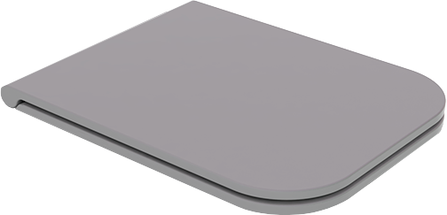 Крышка с сиденьем для подвесного унитаза с микролифтом GSG Ceramic Design Brio BRCOPRSLTICR020, цемент