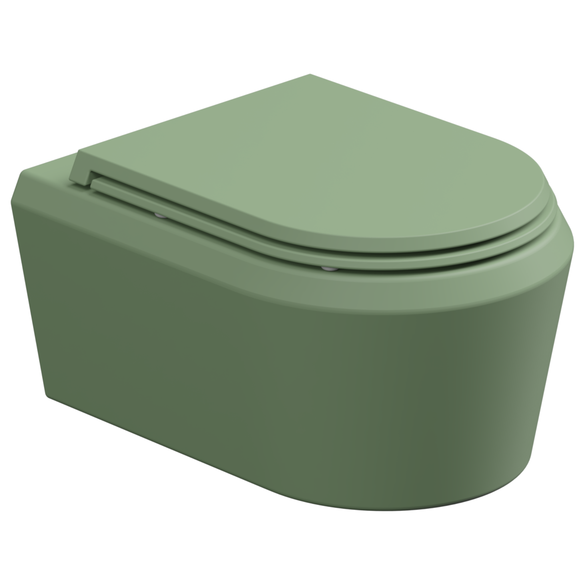 Чаша подвесного унитаза GSG Ceramic Design Cruise CRWCSO031, Salvia Matt