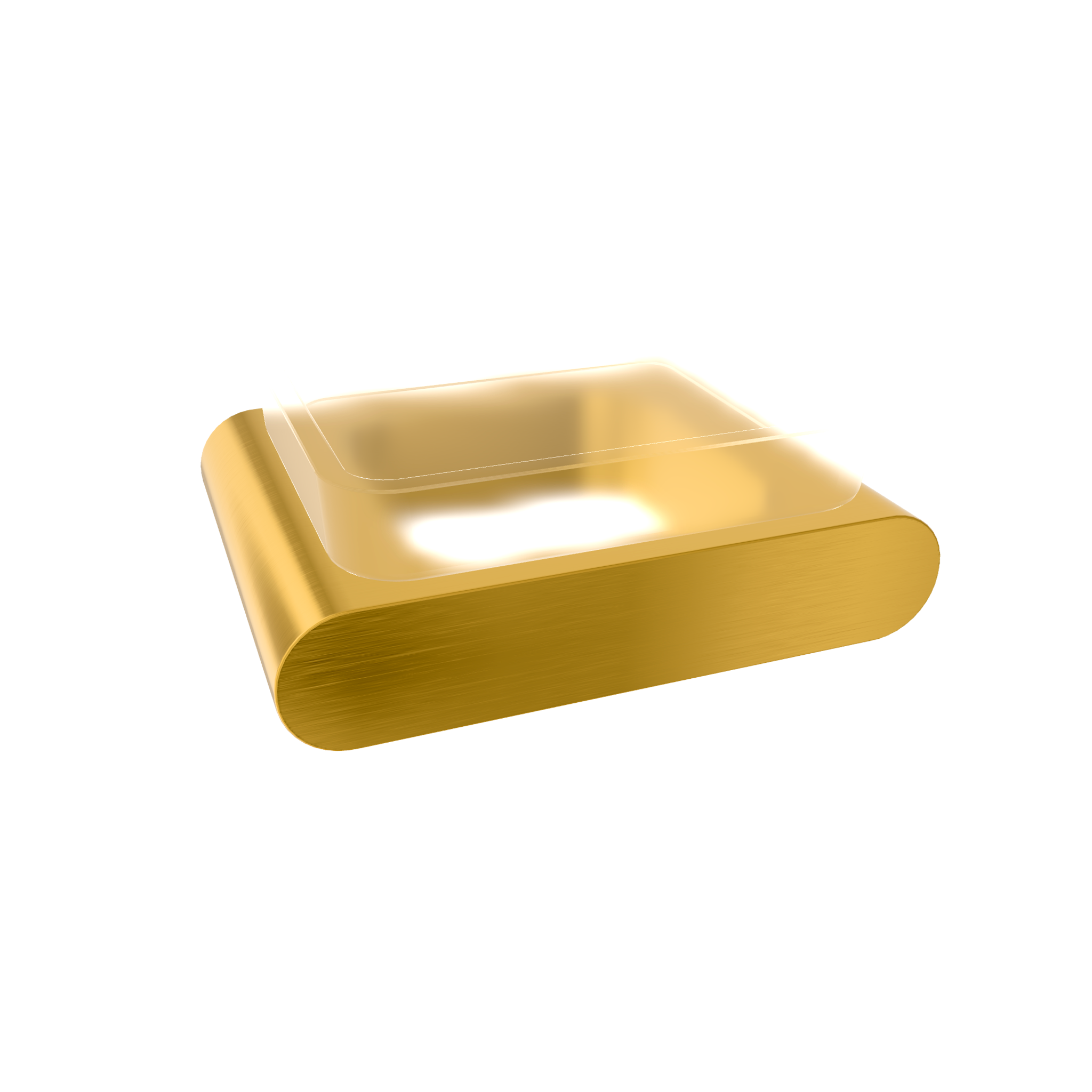 Мыльница Remer Lounge LN10BG, золото брашированное