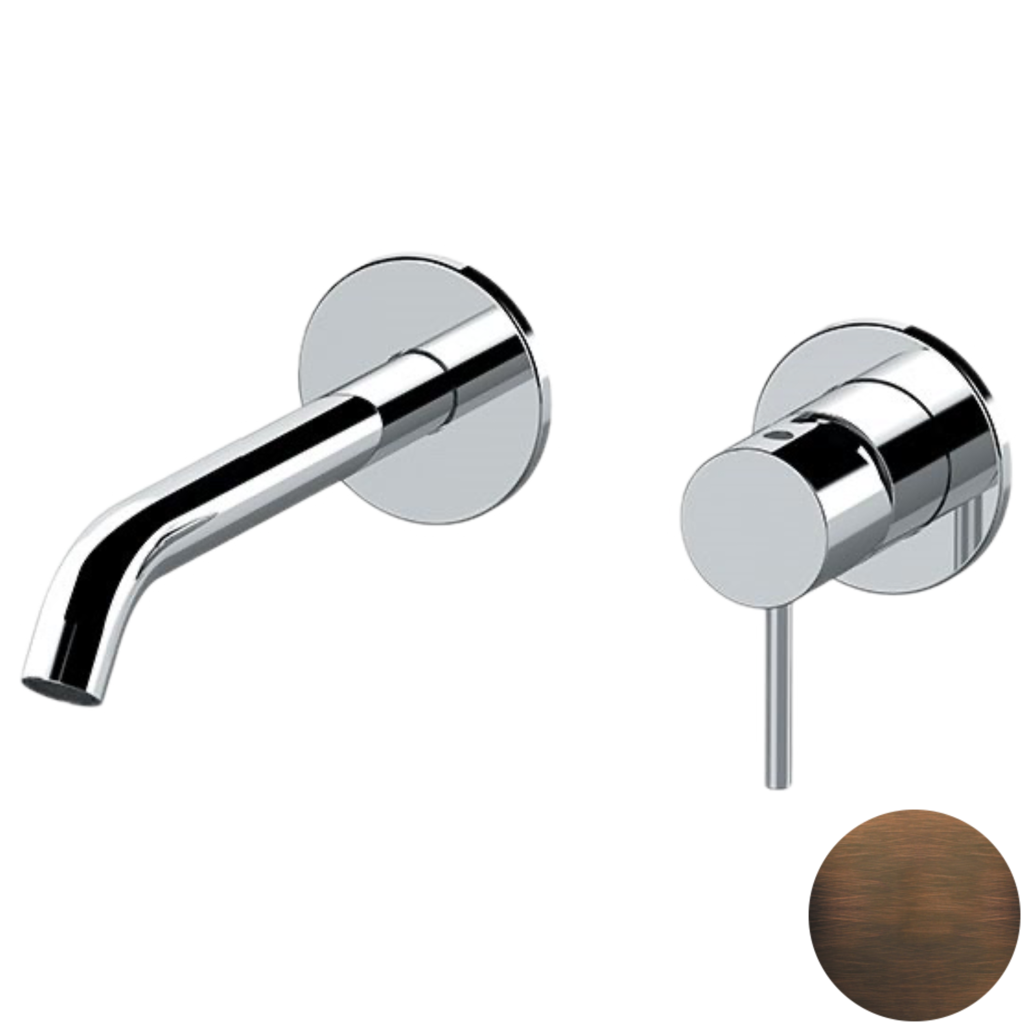 Смеситель для раковины Remer X Style X15PWBBR, бронза масляная