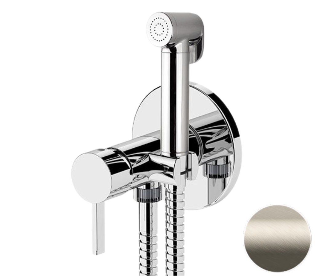 Гигиенический душ со смесителем Remer Metrica MC65WXV, сталь