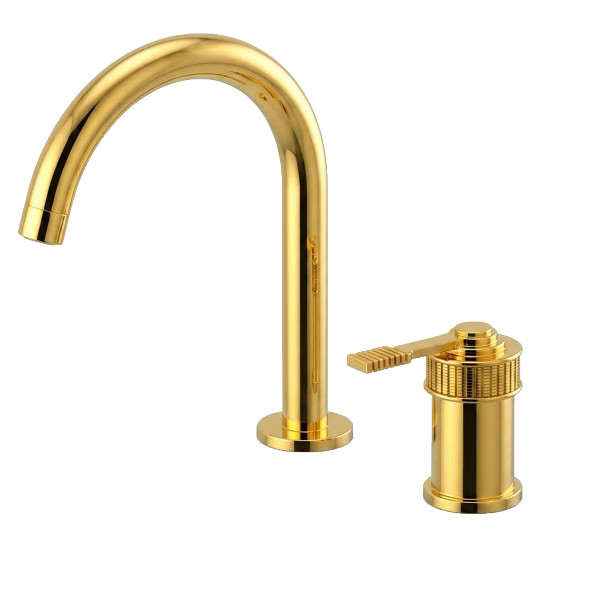 Смеситель для раковины Remer Atelier AL57LDO, золото глянцевое
