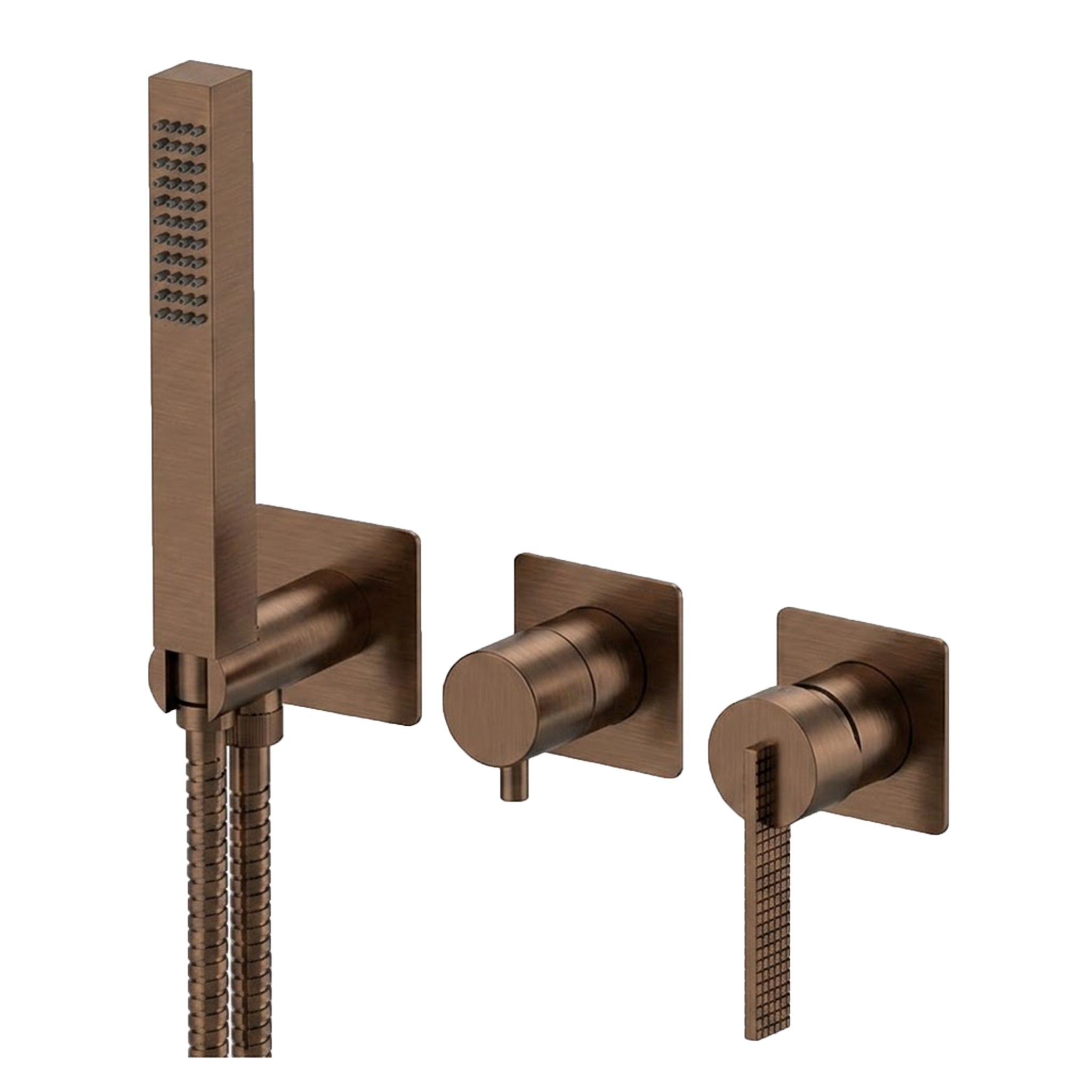 Смеситель для душа Daniel Club ANC712D2PWBCU, медь брашированная PVD