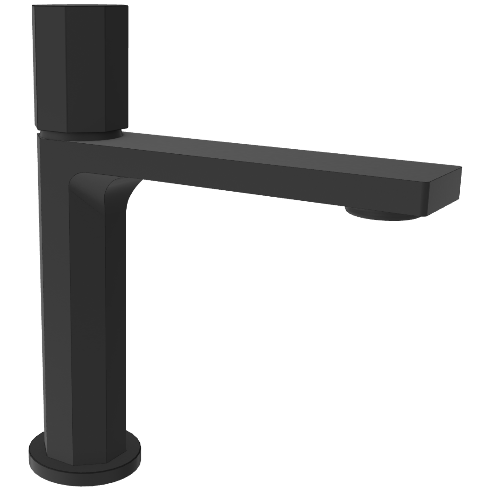 Смеситель для раковины Remer Ottagono ON12NO, черный матовый