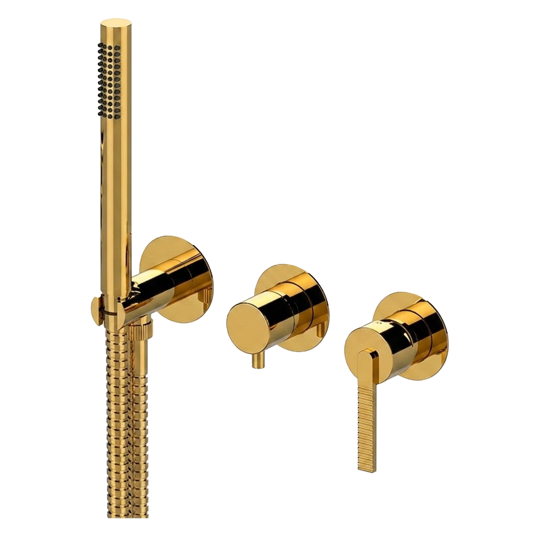 Смеситель для душа Daniel Regency RN712D2PWBGP, золото глянцевое PVD