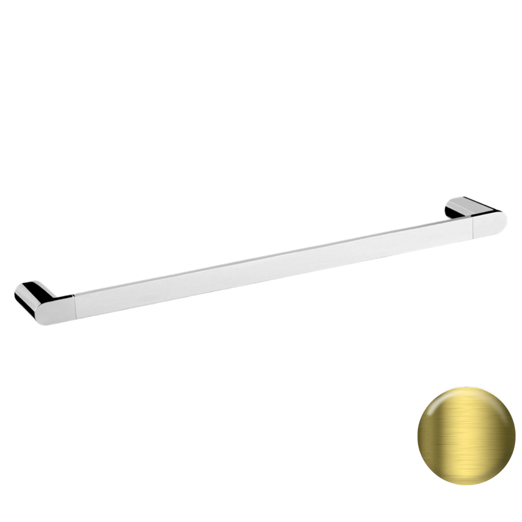 Полотенцедержатель 60 см Remer Lounge LN30HS, латунь брашированная PVD