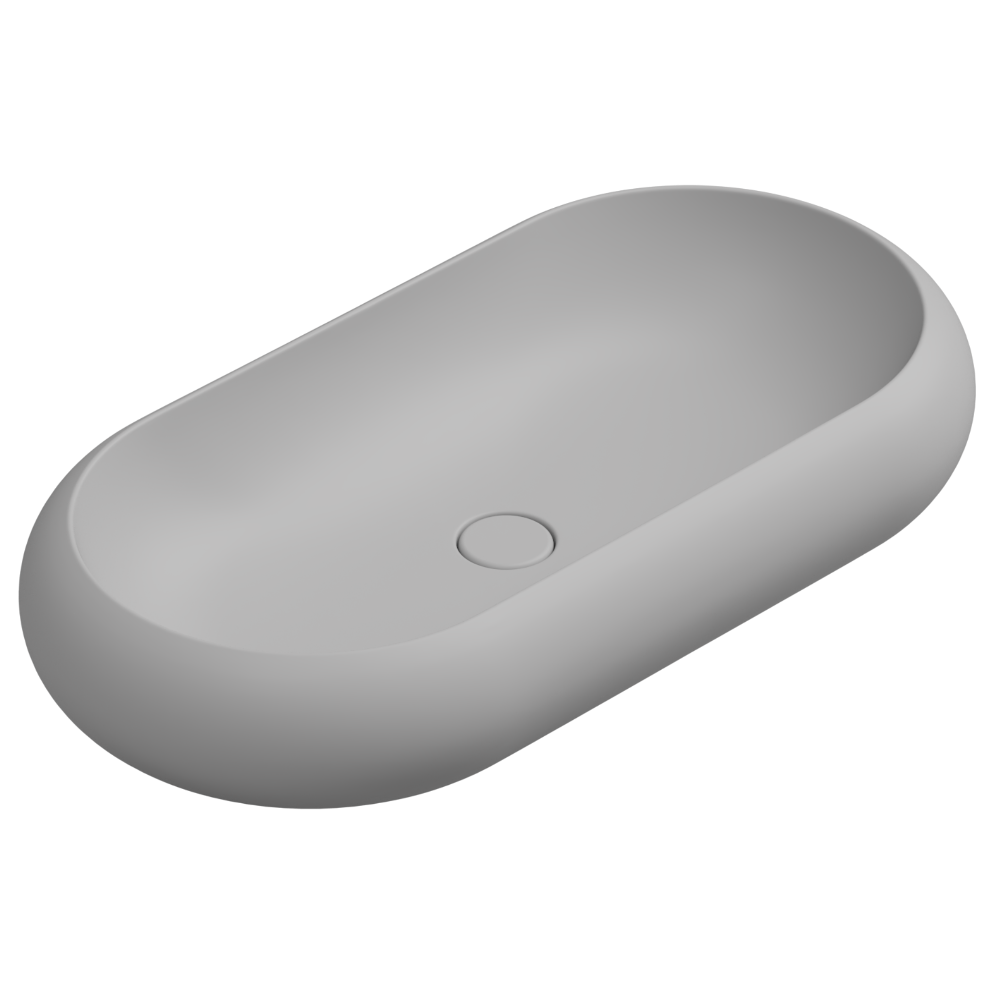 Раковина накладная 80x42 см GSG Ceramic Design Petra PELAV80033, Perla Matt