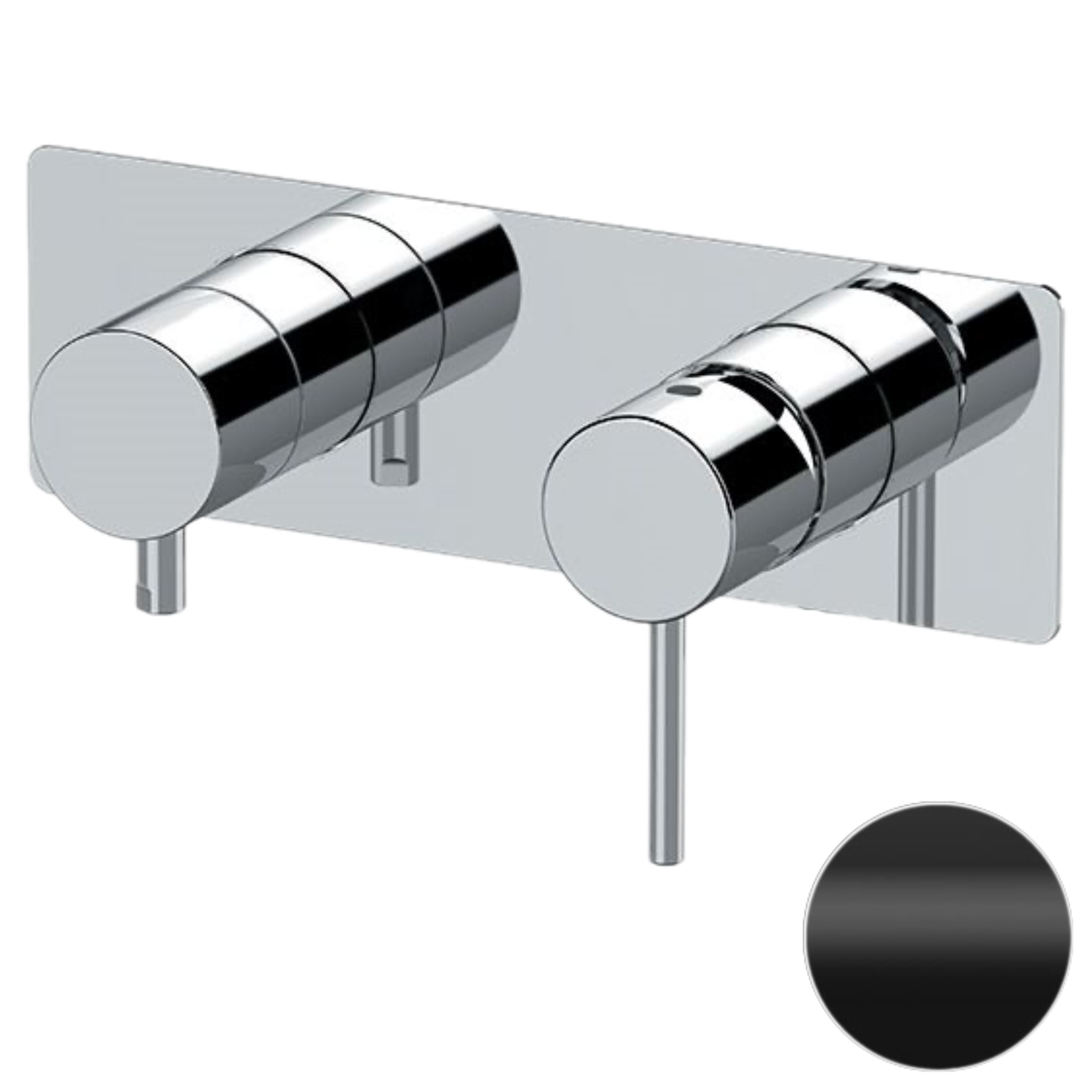 Смеситель для душа Remer X Style X93ZWBNO, черный матовый