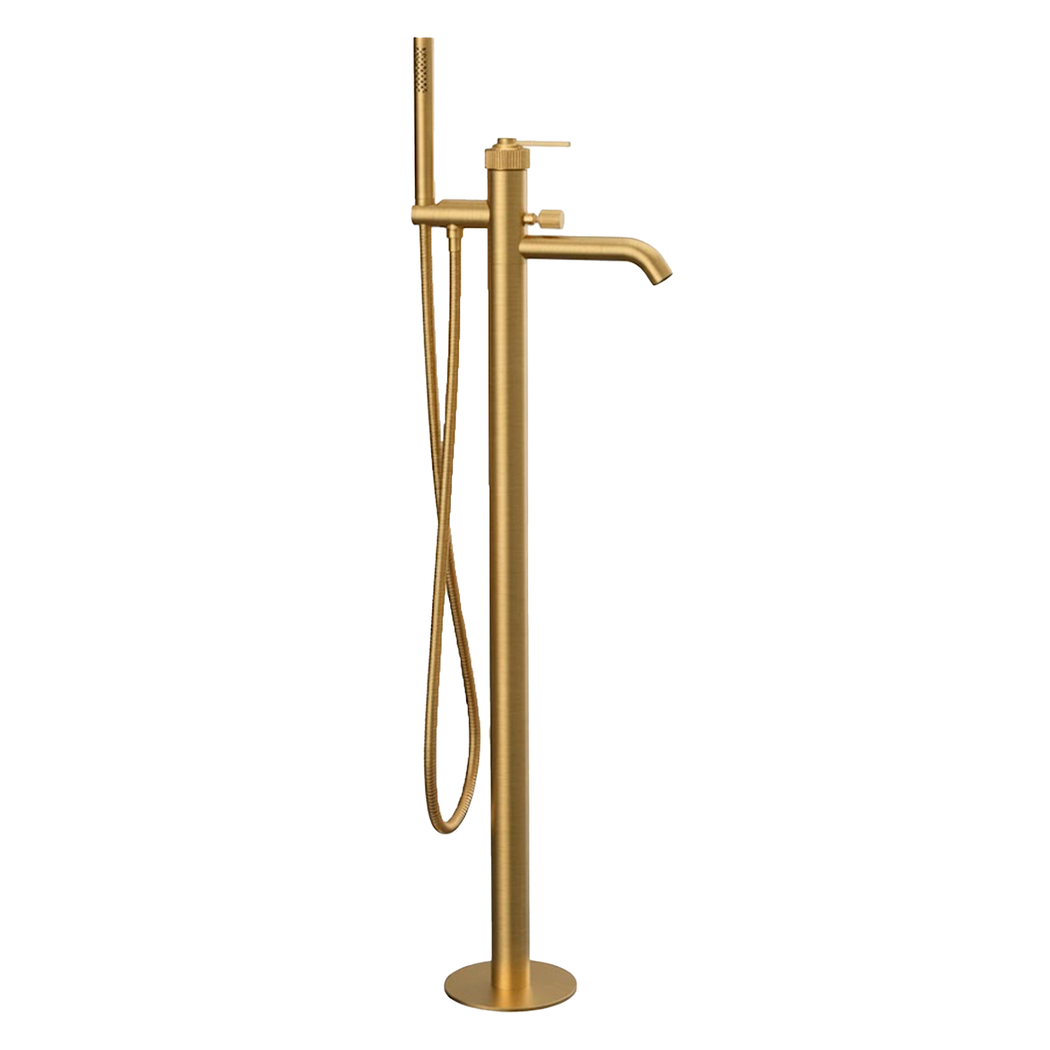 Смеситель для ванны Remer Atelier AL08BG, золото брашированное