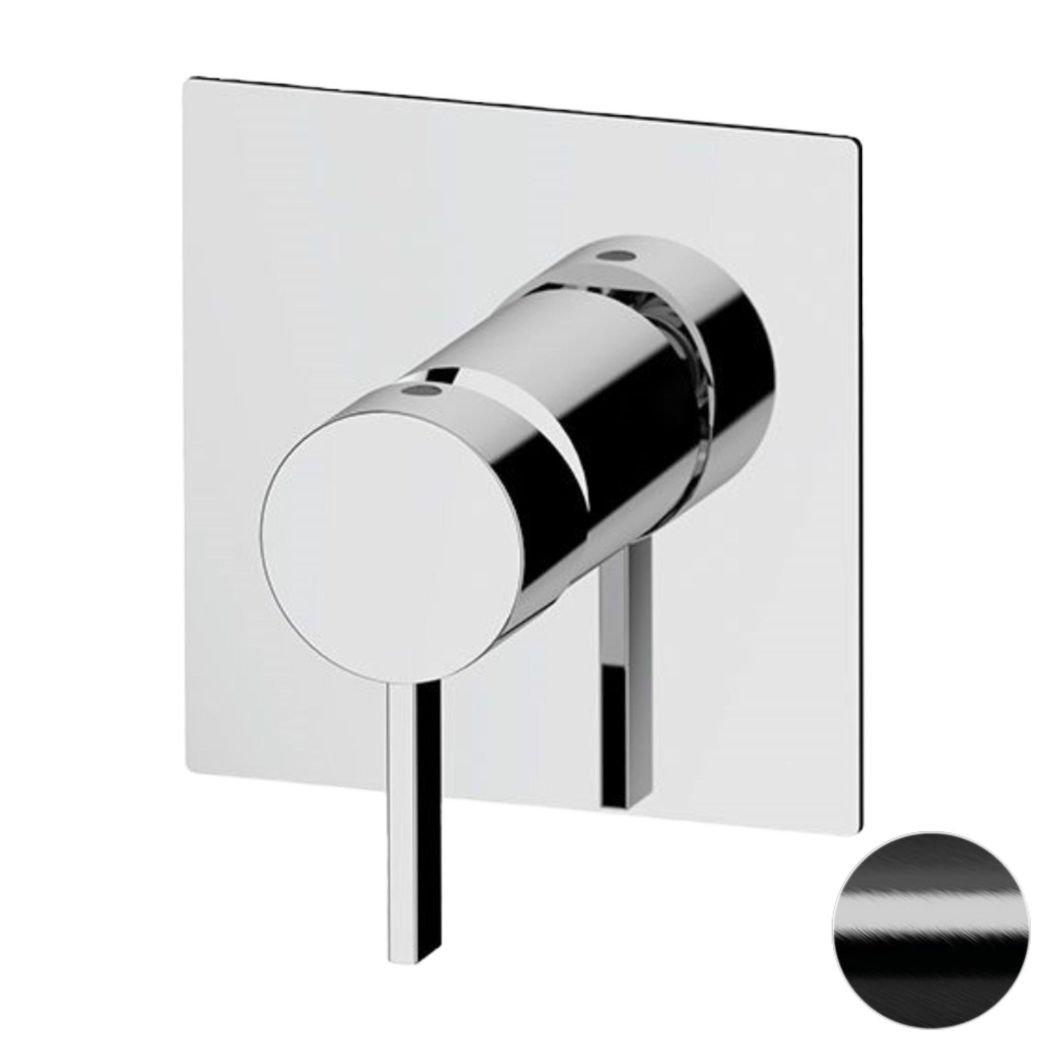 Смеситель для душа Remer Metrica MC30QCFP, черный брашированный хром