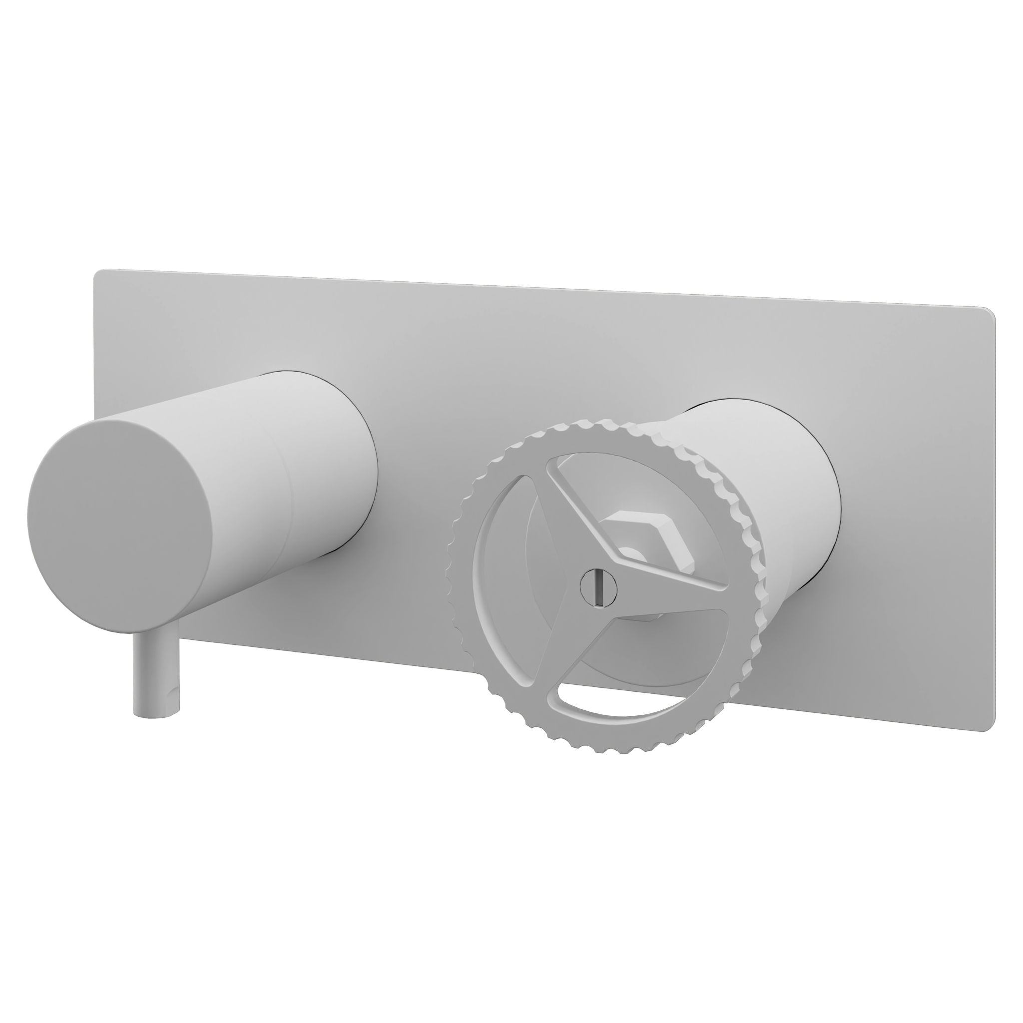 Смеситель для душа Remer Chrono CH92ZBO, белый матовый