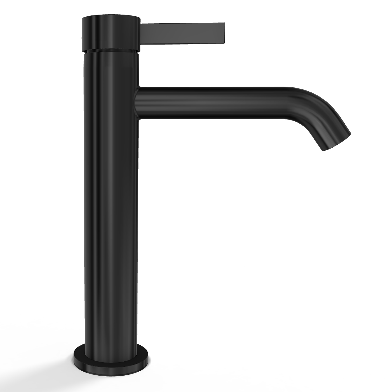 Смеситель для раковины Remer Metrica MC12ACFP, черный брашированный хром