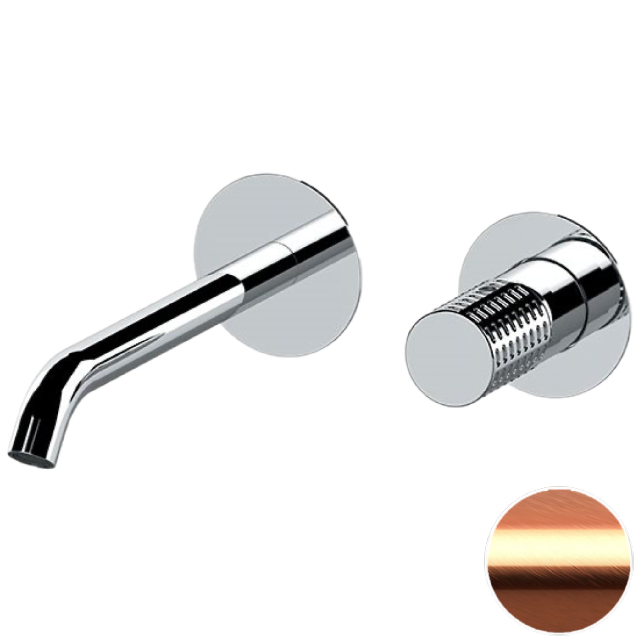 Смеситель для раковины Remer Celebrity CEC15PLWBRP, медь брашированная