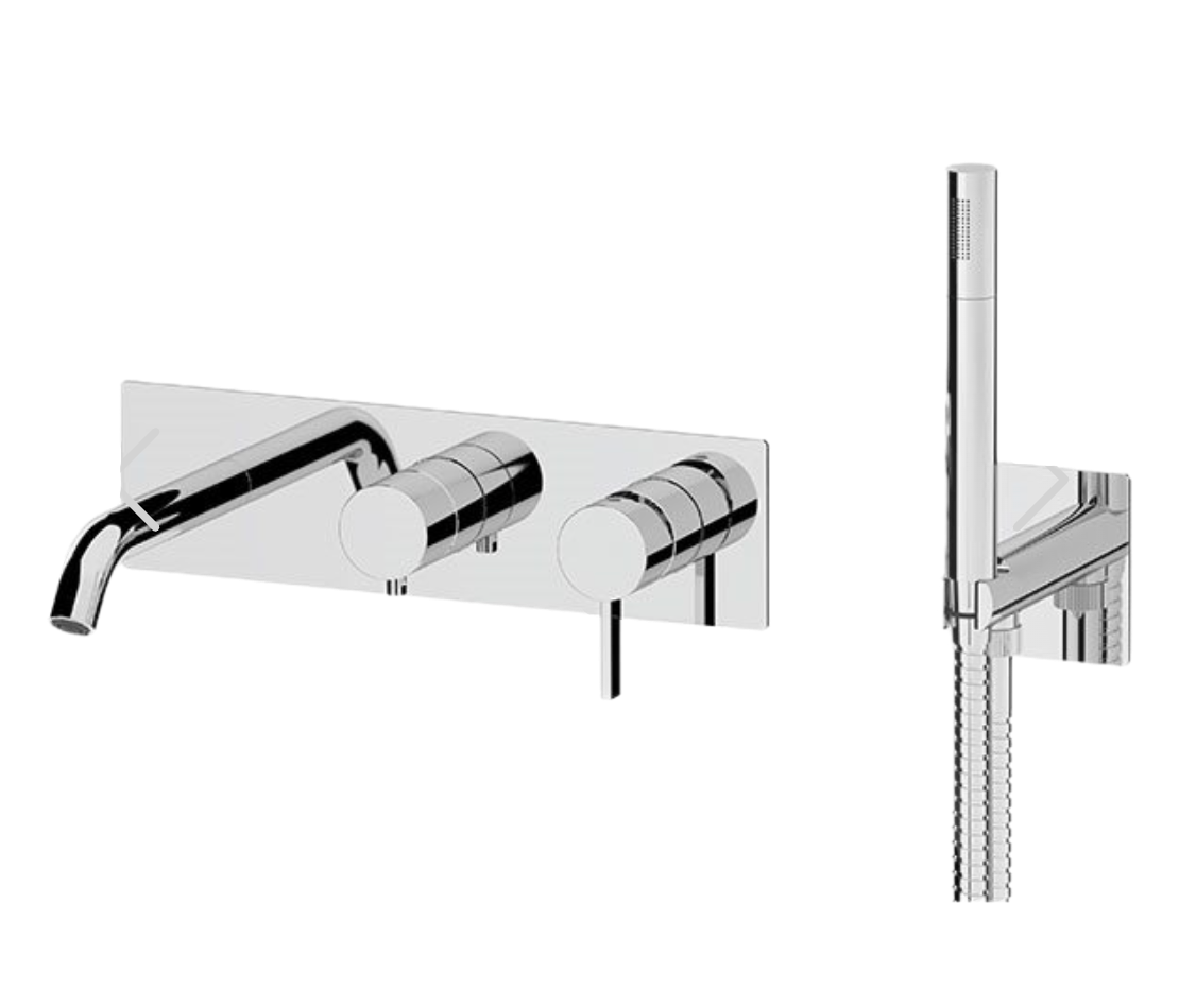 Смеситель для ванны Remer Metrica MC53D2WB