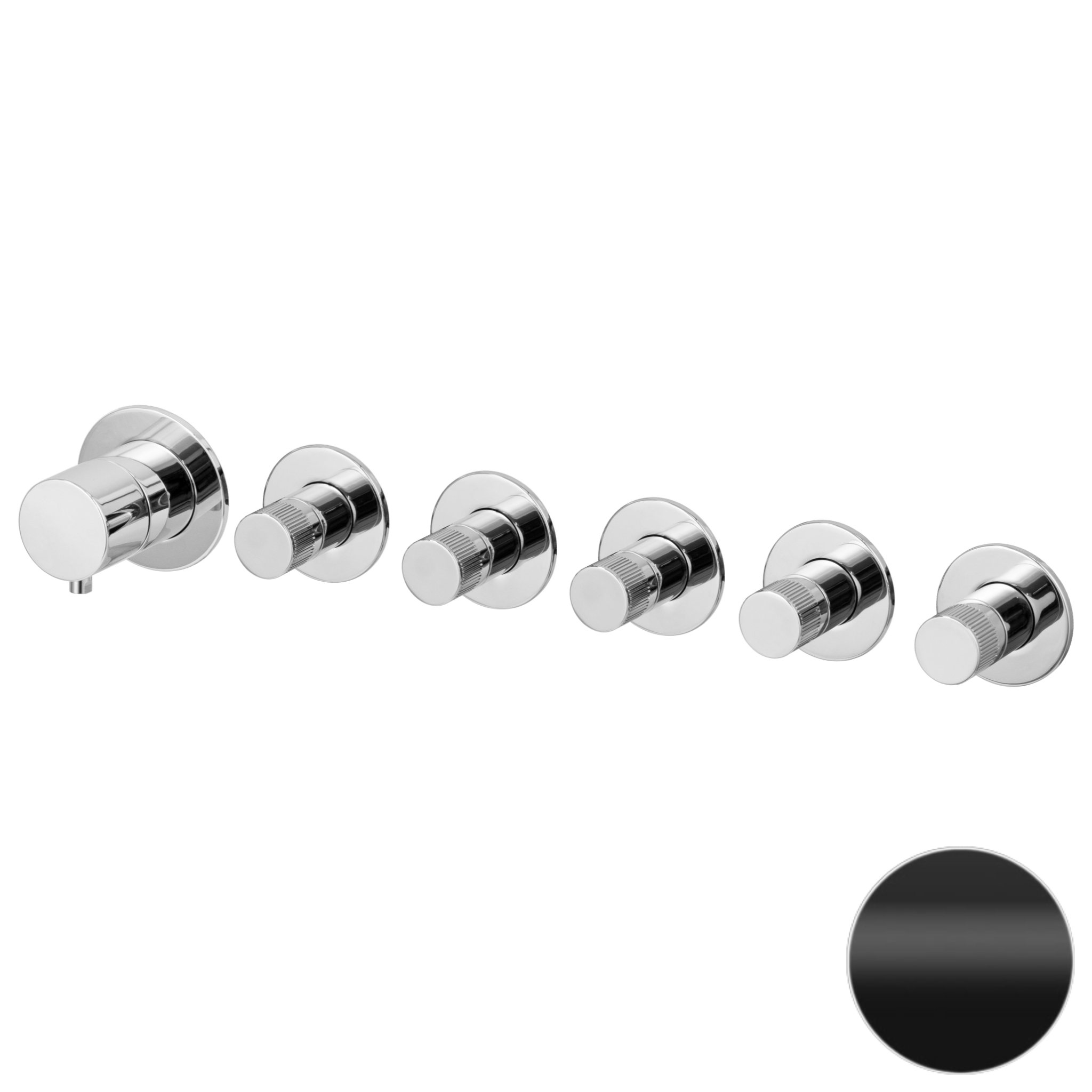 Смеситель для душа Remer X Style N98D5PWBNO, черный матовый