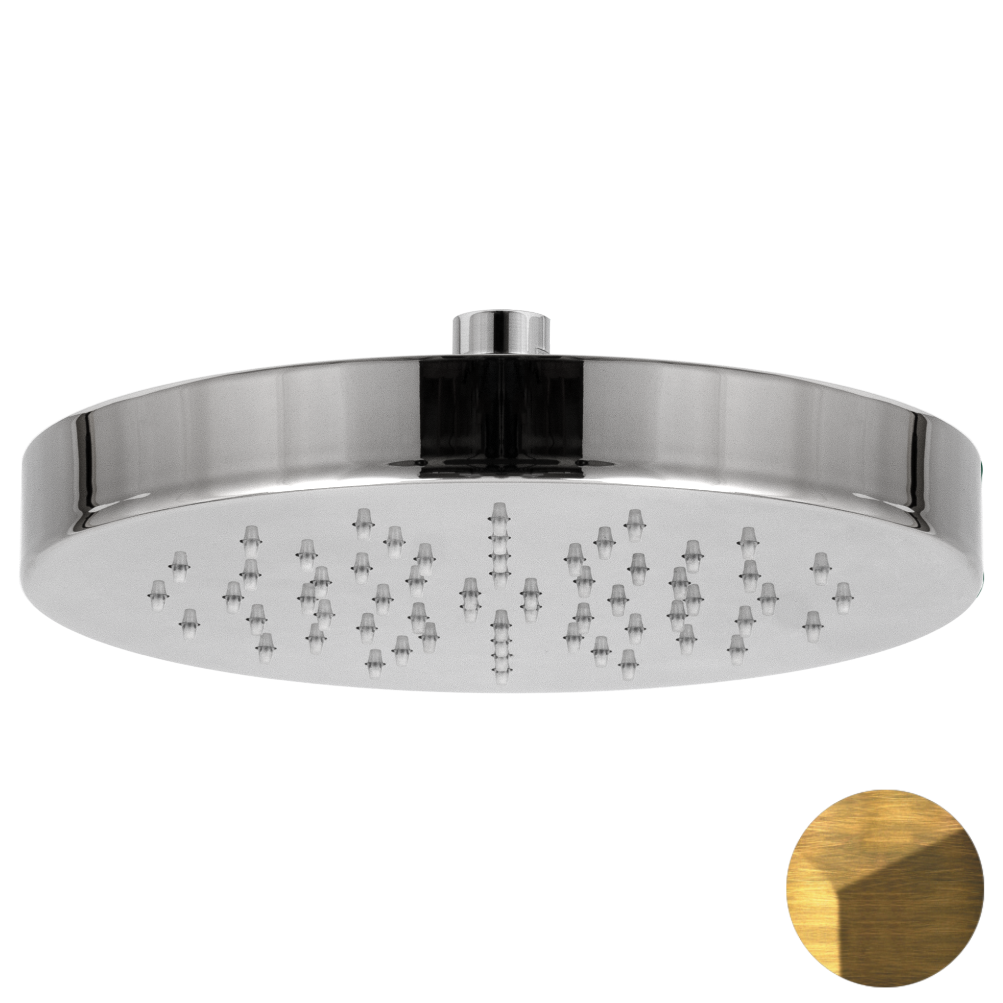 Верхний душ с шарнирным соединением 22 см Daniel A578H3CM2263, латунь состаренная