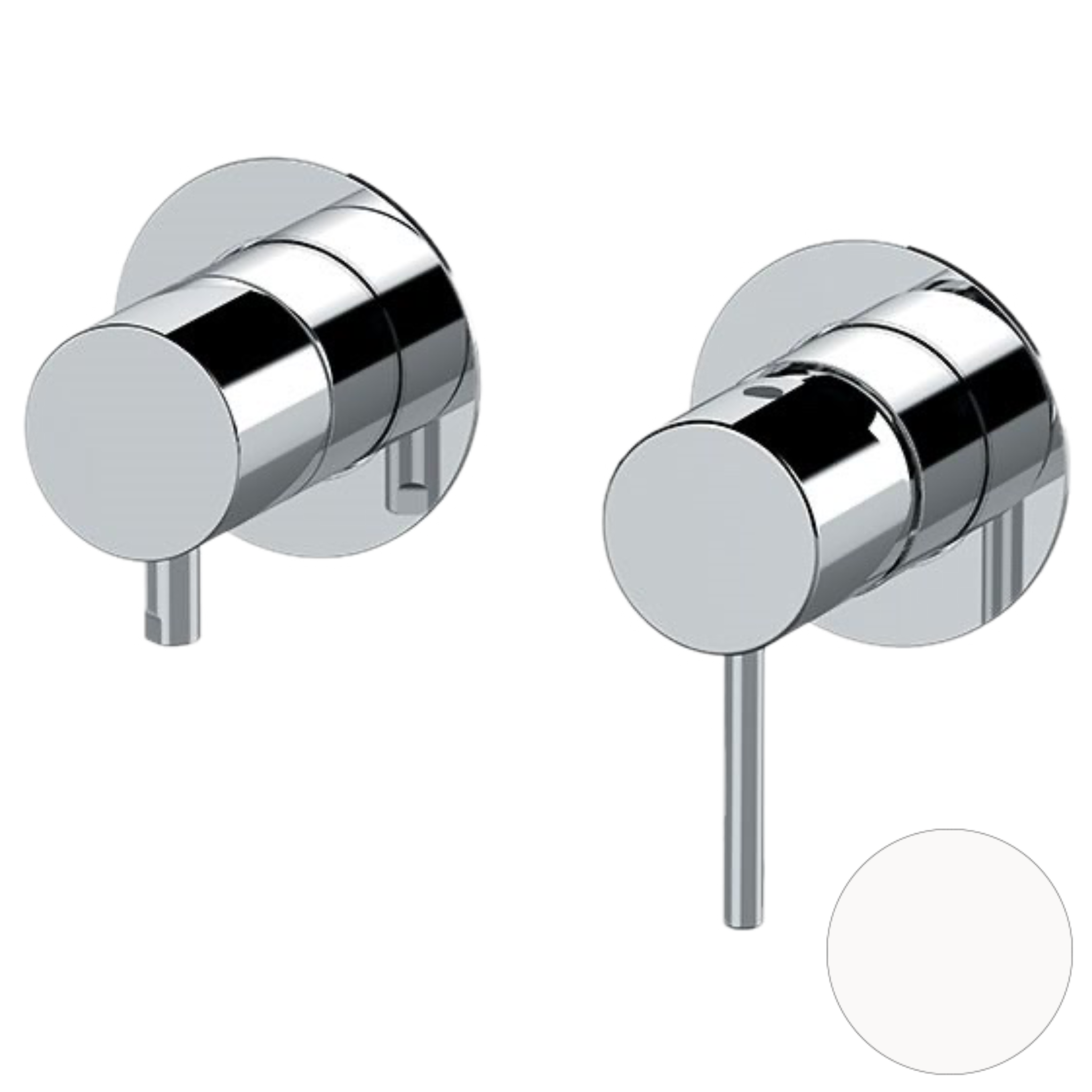 Смеситель для душа Remer X Style X93ZPWBBO, белый матовый