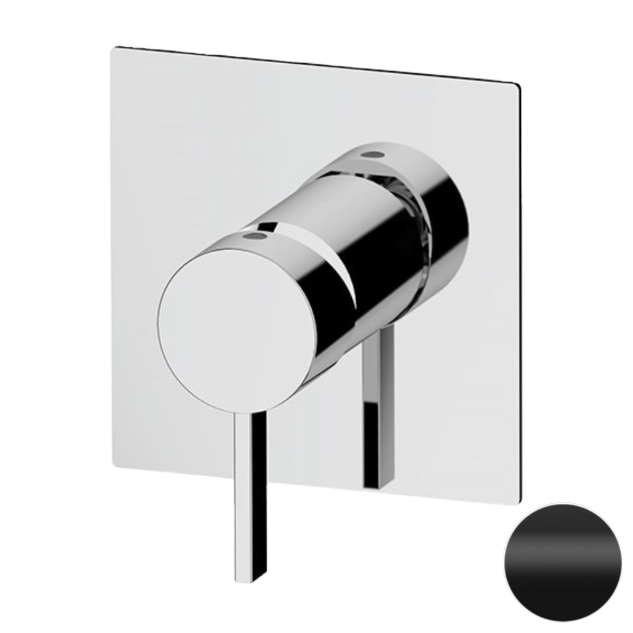 Смеситель для душа Remer Metrica MC30QNO, черный матовый