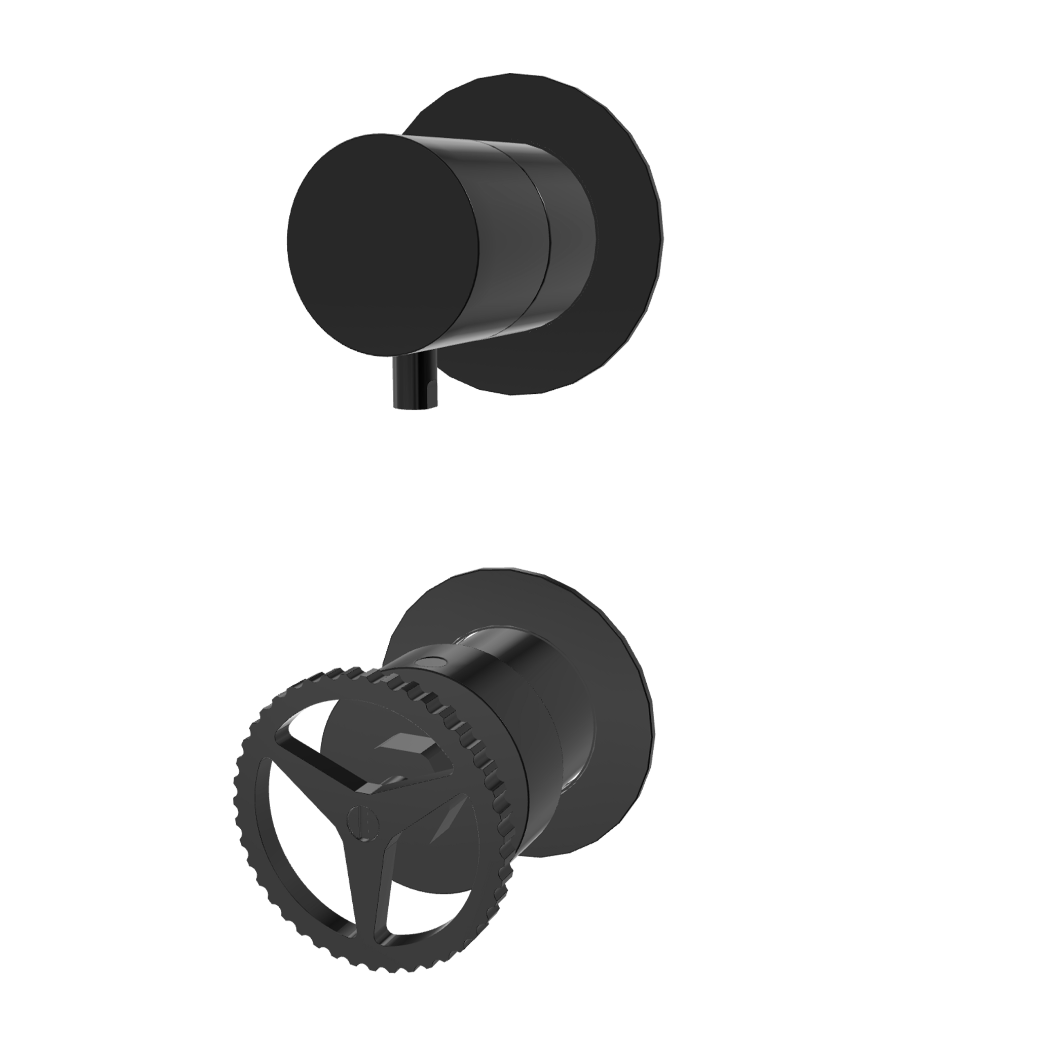 Смеситель для душа Remer Chrono CH92PWBCFP, черный брашированный хром