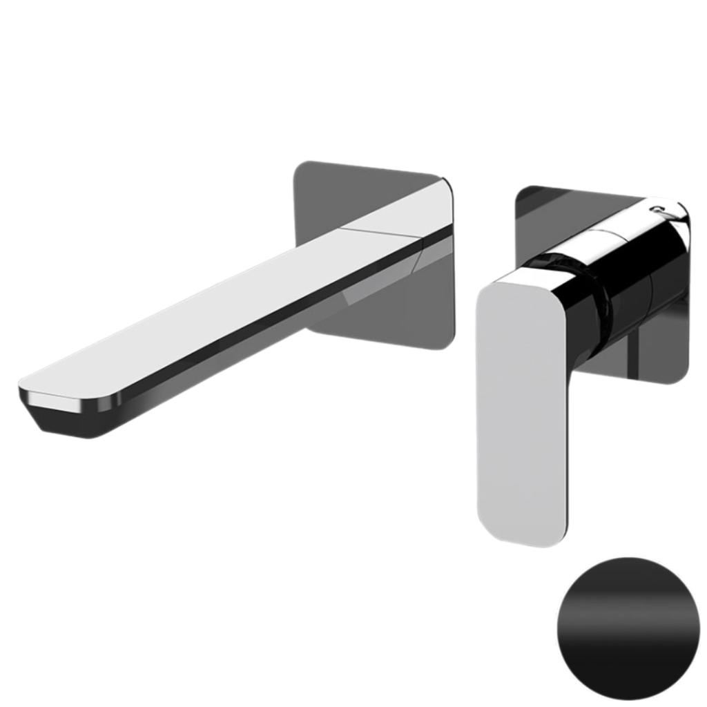 Смеситель для раковины Daniel Tiara TA632PL15, чёрный матовый