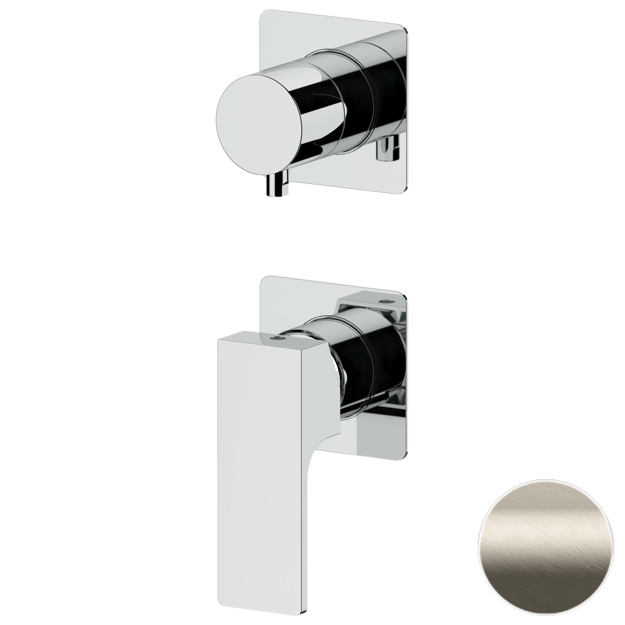 Смеситель для душа Remer Absolute AU93PWBXV, сталь