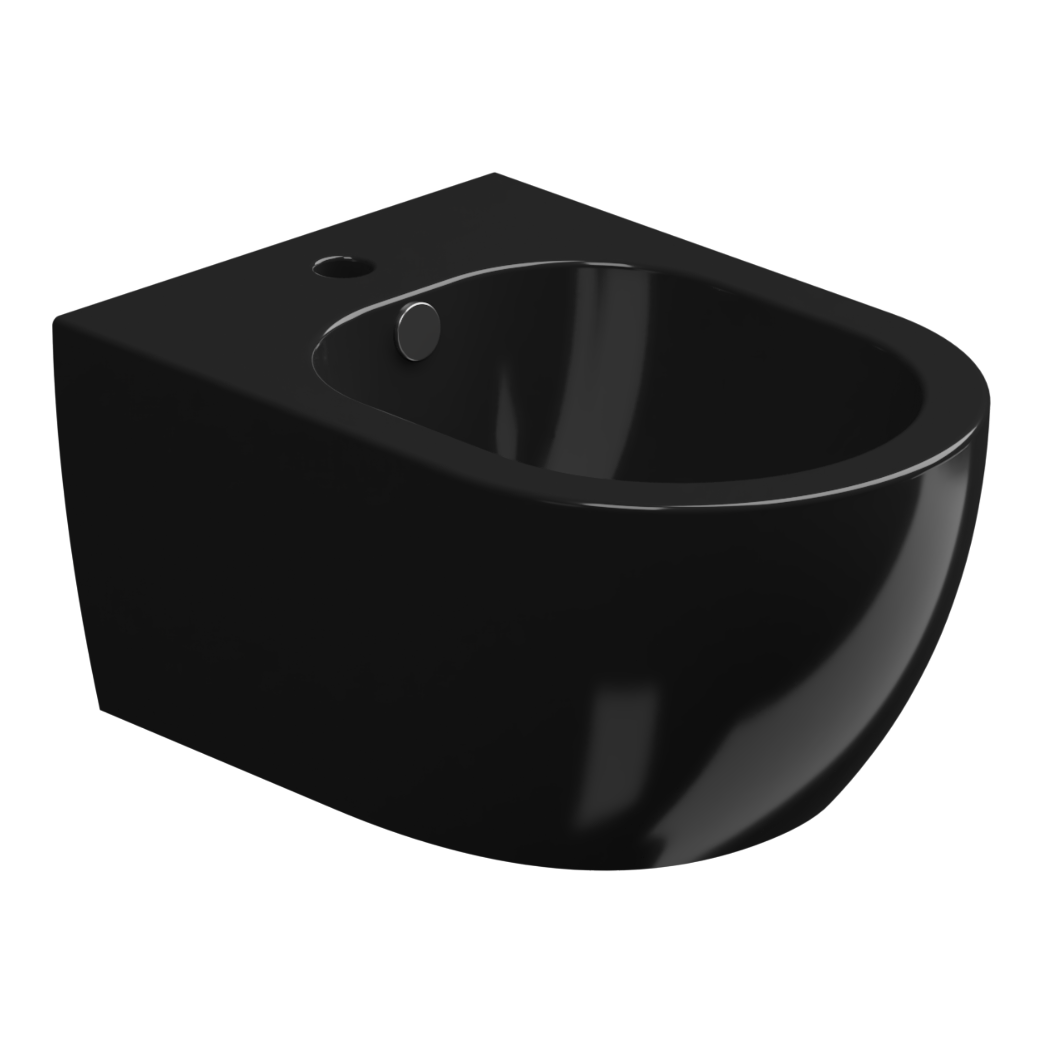 Биде подвесное GSG Ceramic Design Like LKBISO002, черный глянцевый
