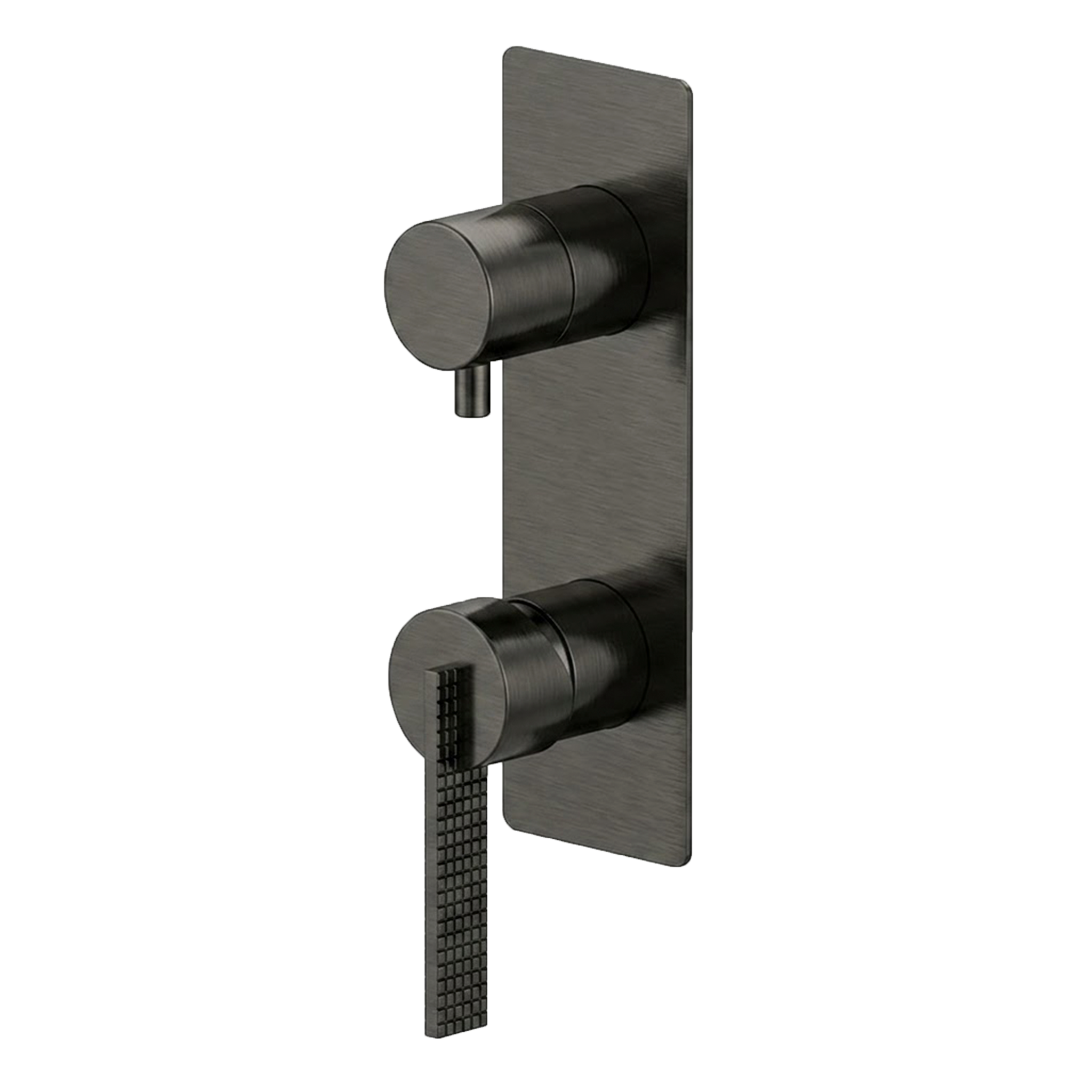Смеситель для душа Daniel Club ANC612D2WBGM, оружейная сталь PVD