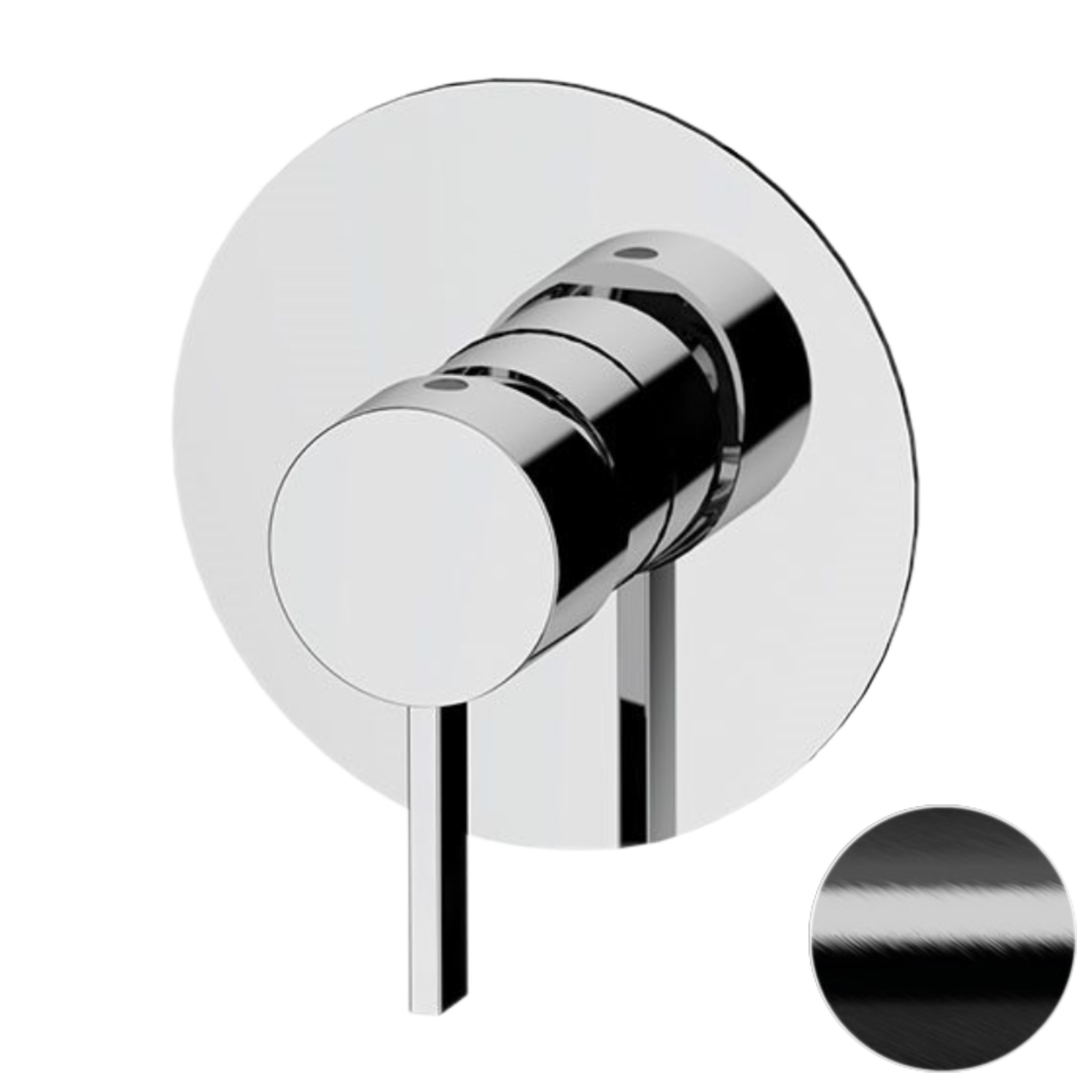 Смеситель для душа Remer Metrica MC30LCFP, черный брашированный хром