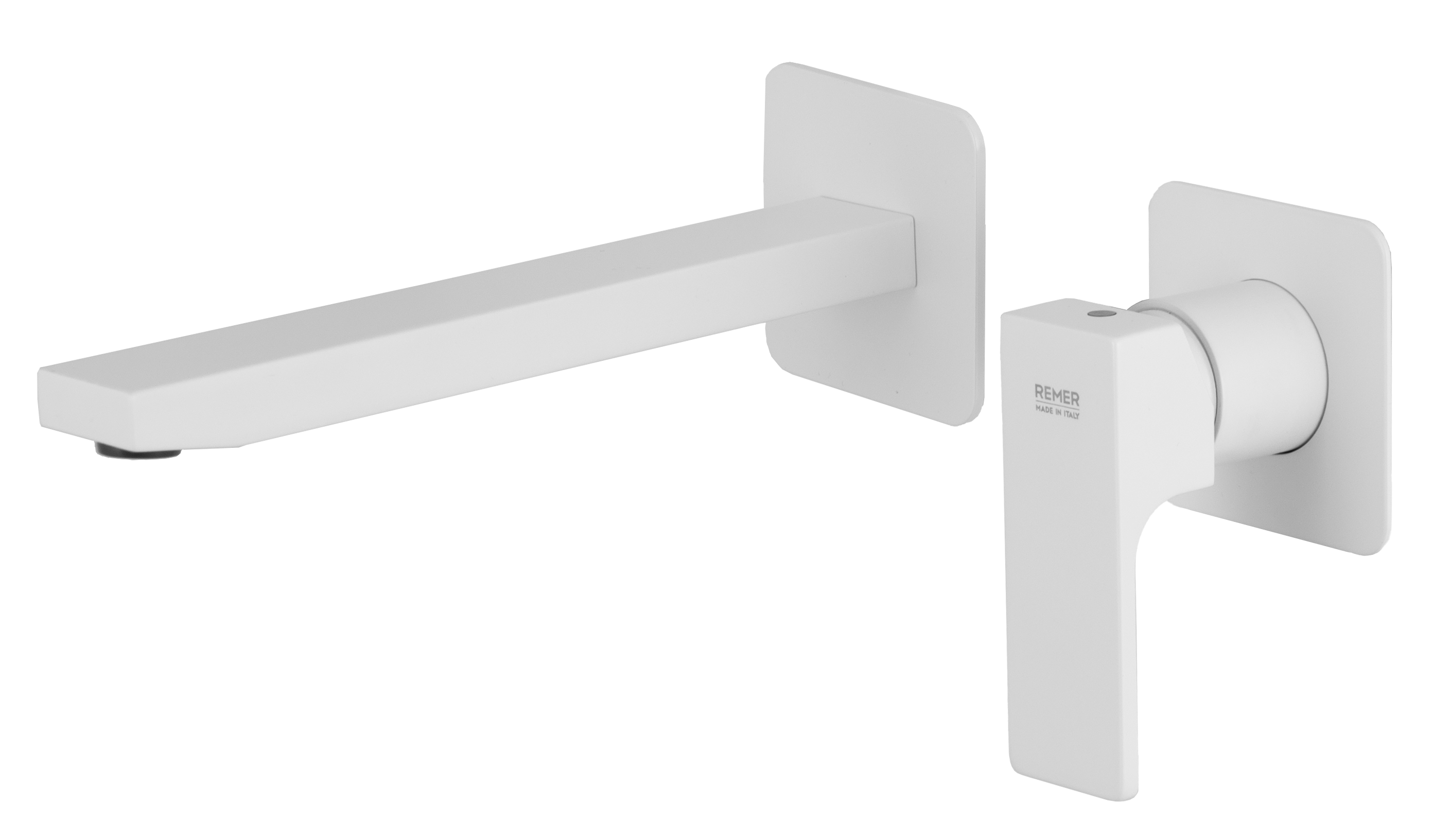 Смеситель для раковины Remer Absolute AU15PLBO, белый матовый