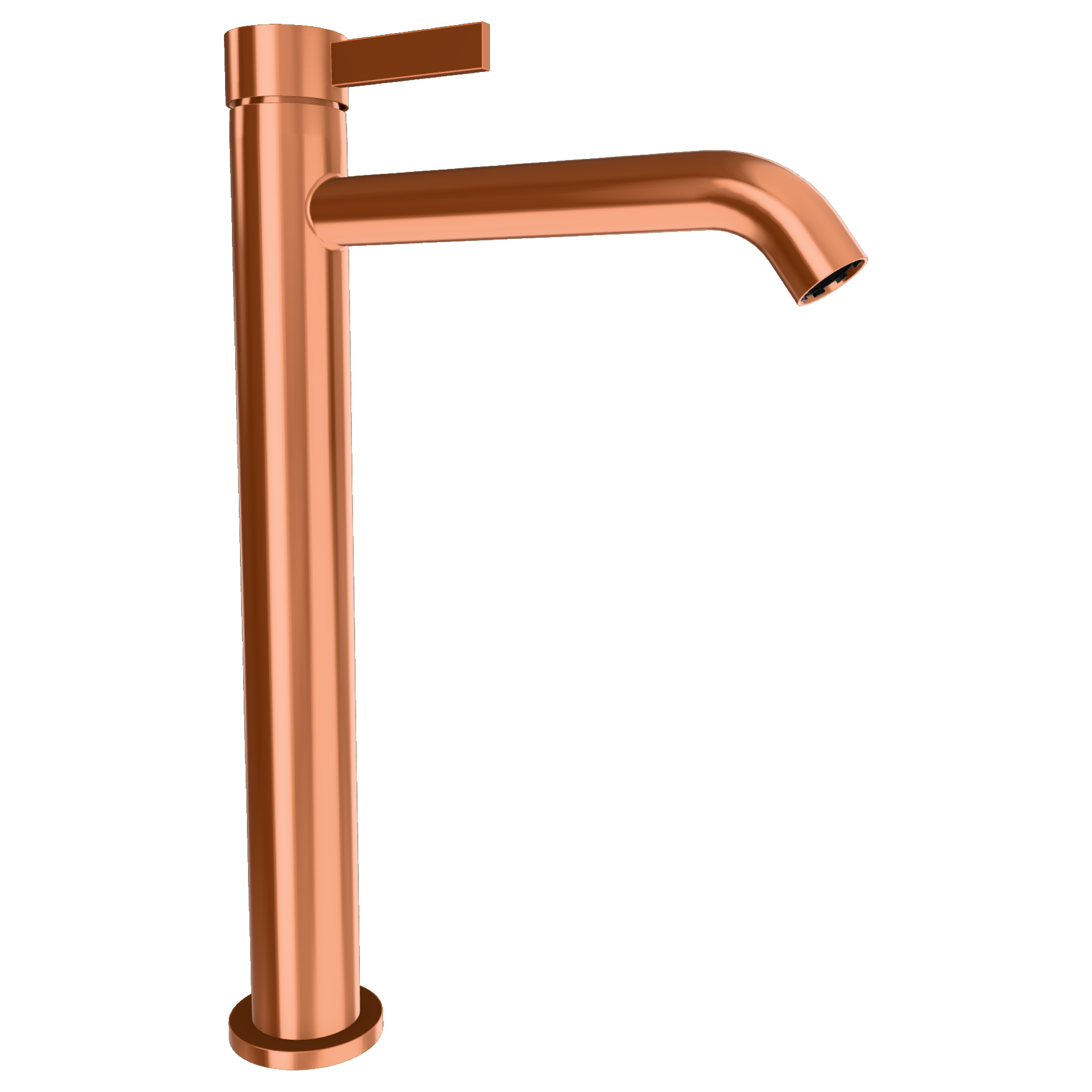 Смеситель для раковины Remer Metrica MC11LXLRP, медь брашированная