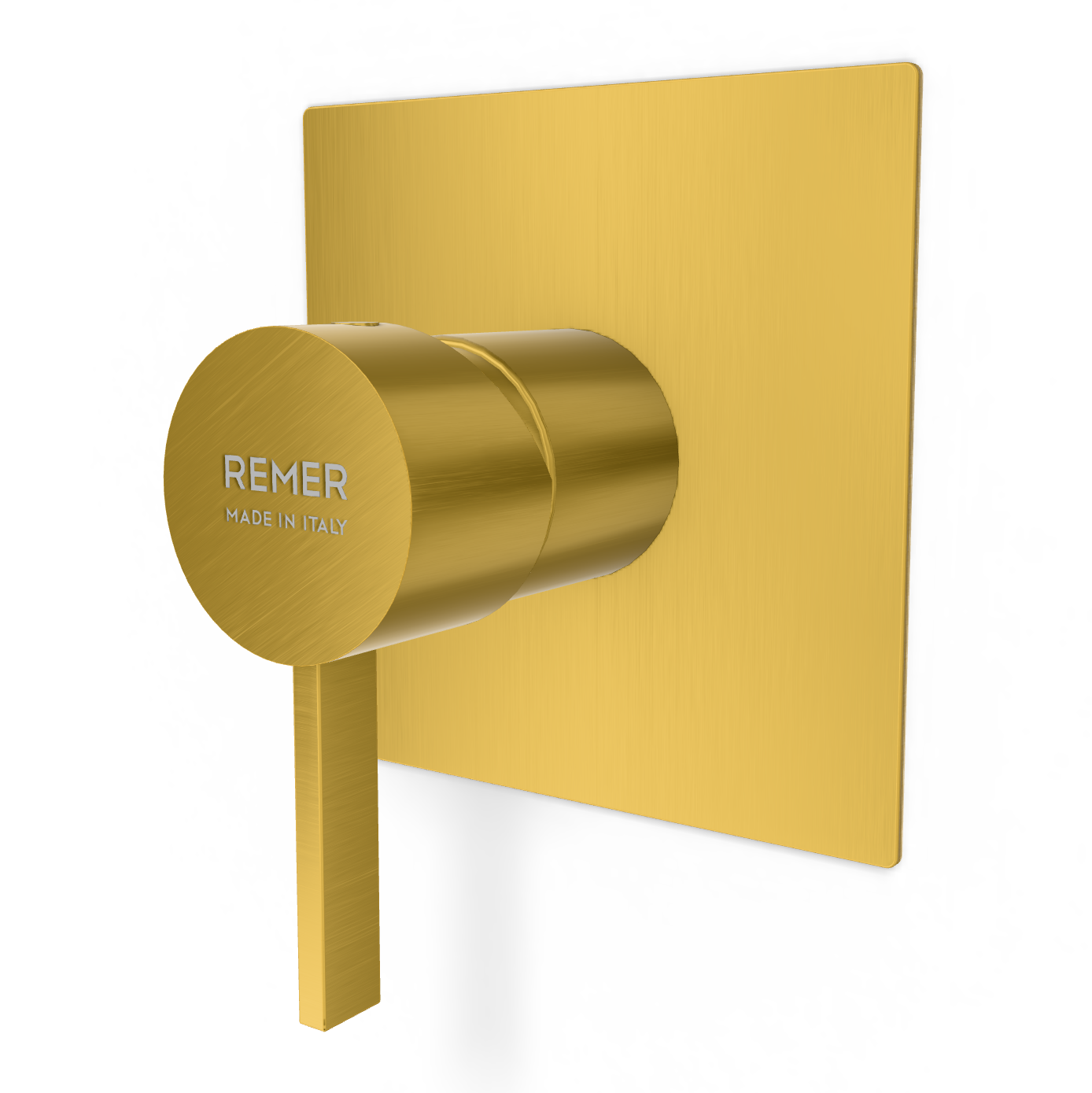 Смеситель для душа Remer Metrica MC30QBG, золото брашированное