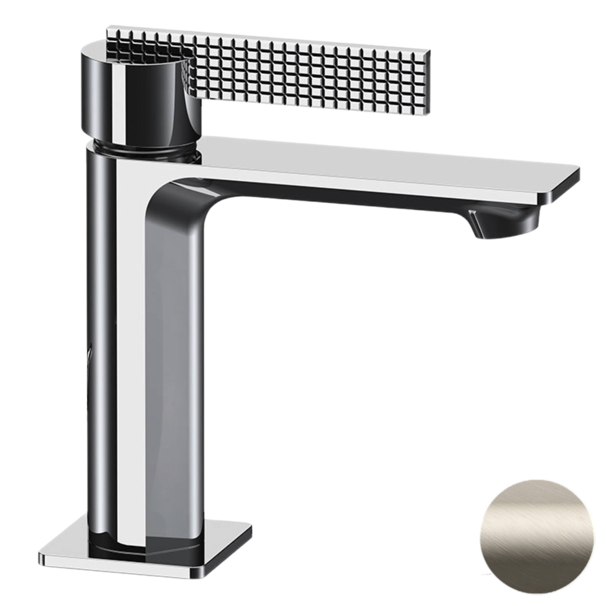 Смеситель для раковины Daniel Club ANC606NXV, сталь