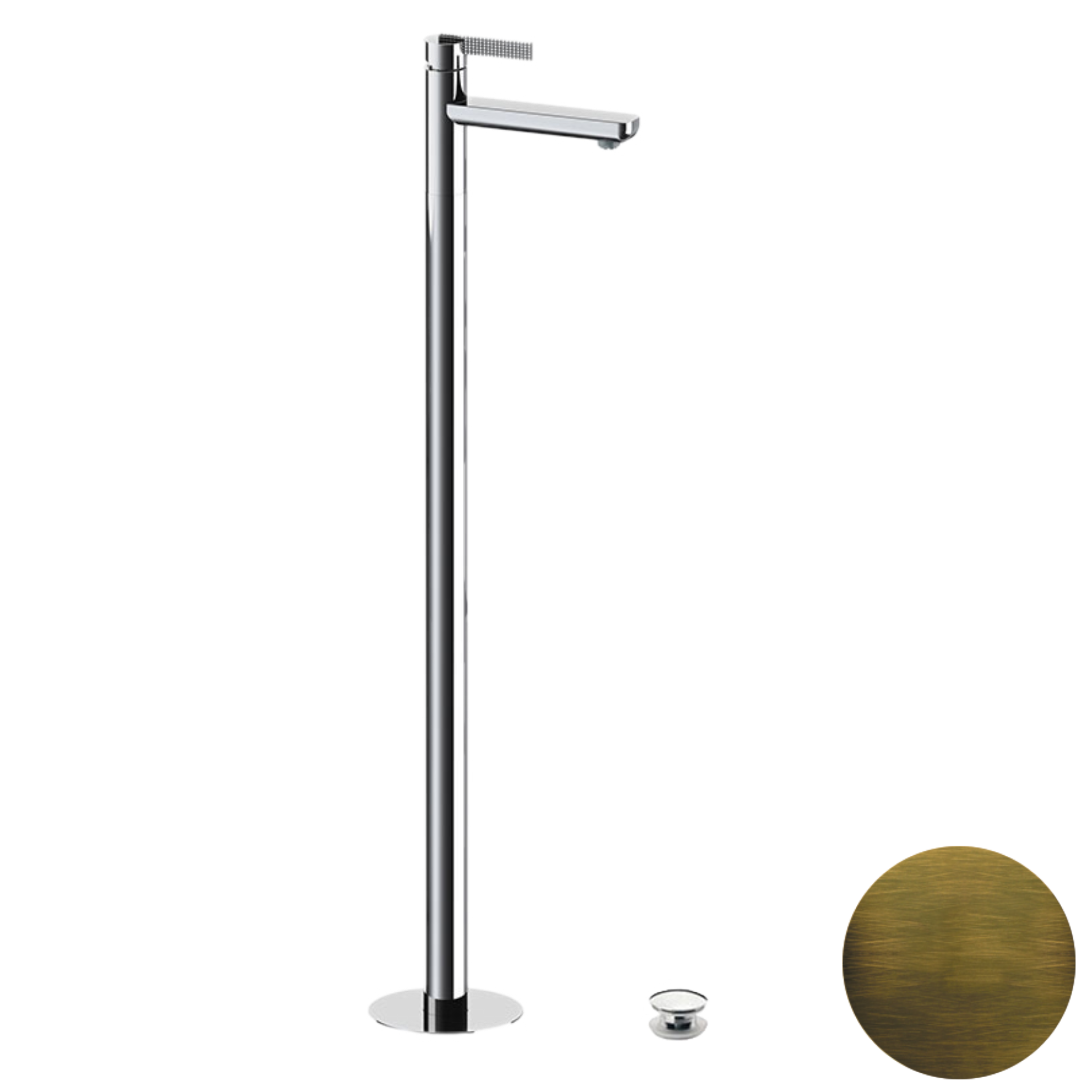 Смеситель для раковины Daniel Club ANC688OM, латунь матовая состаренная