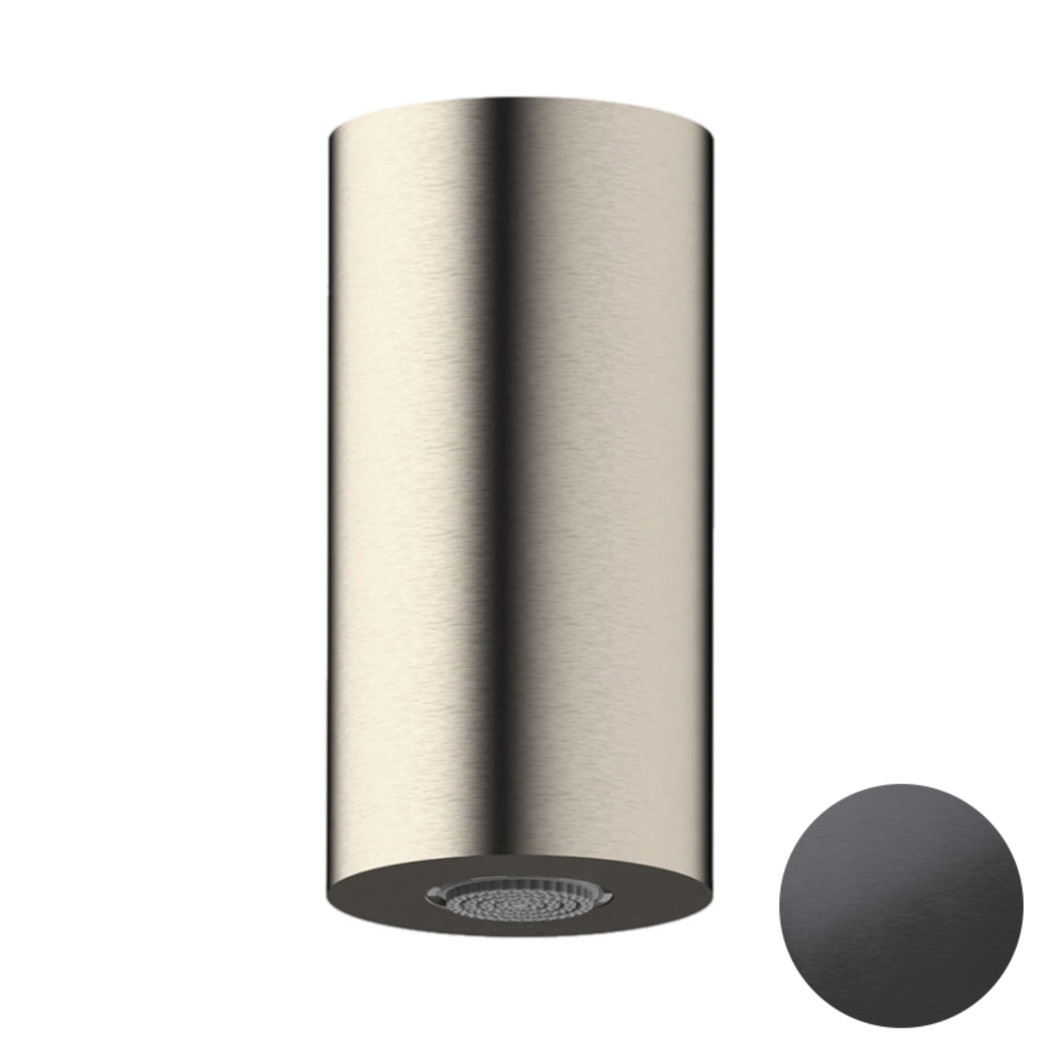 Верхний душ потолочный Daniel Steel SS1A578PECM10, черный брашированный PVD