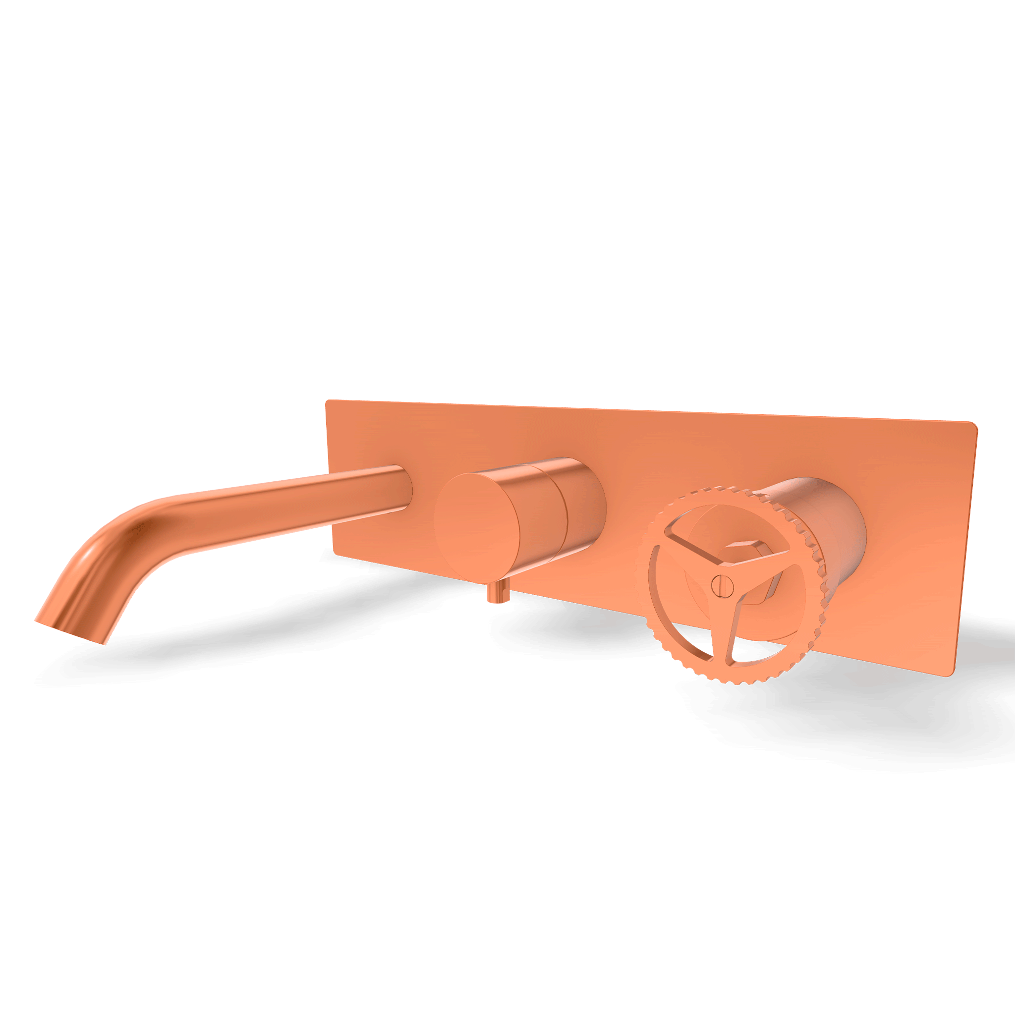 Смеситель для ванны Remer Chrono CH54D3WBRP, медь брашированная