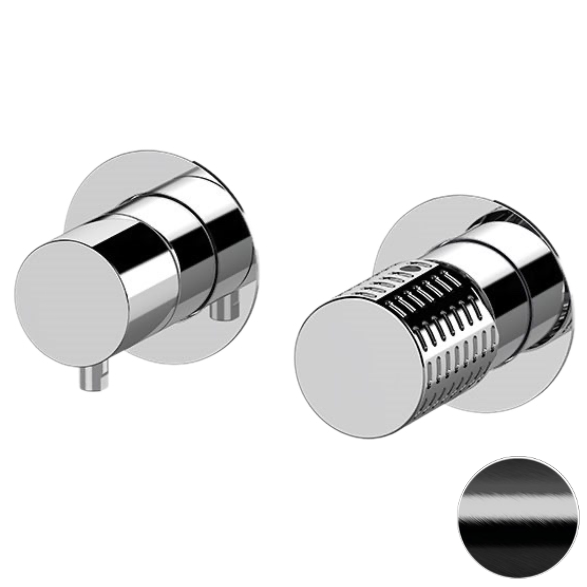 Смеситель для душа Remer Celebrity CEC93ZPCFP, черный брашированный хром