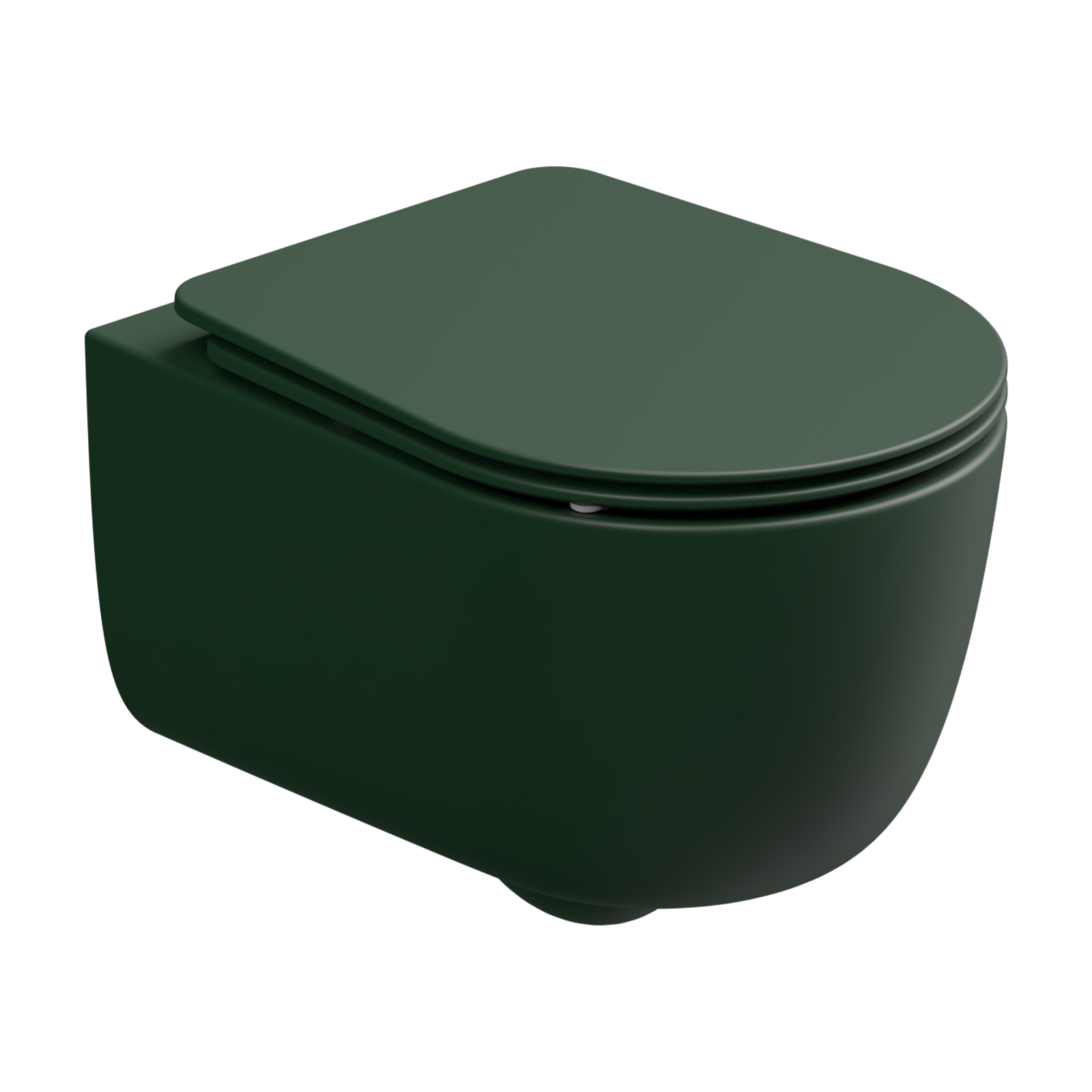 Чаша подвесного унитаза со смывом Smart Clean GSG Ceramic Design Hit! HIWCSO036, Smeraldo Matt