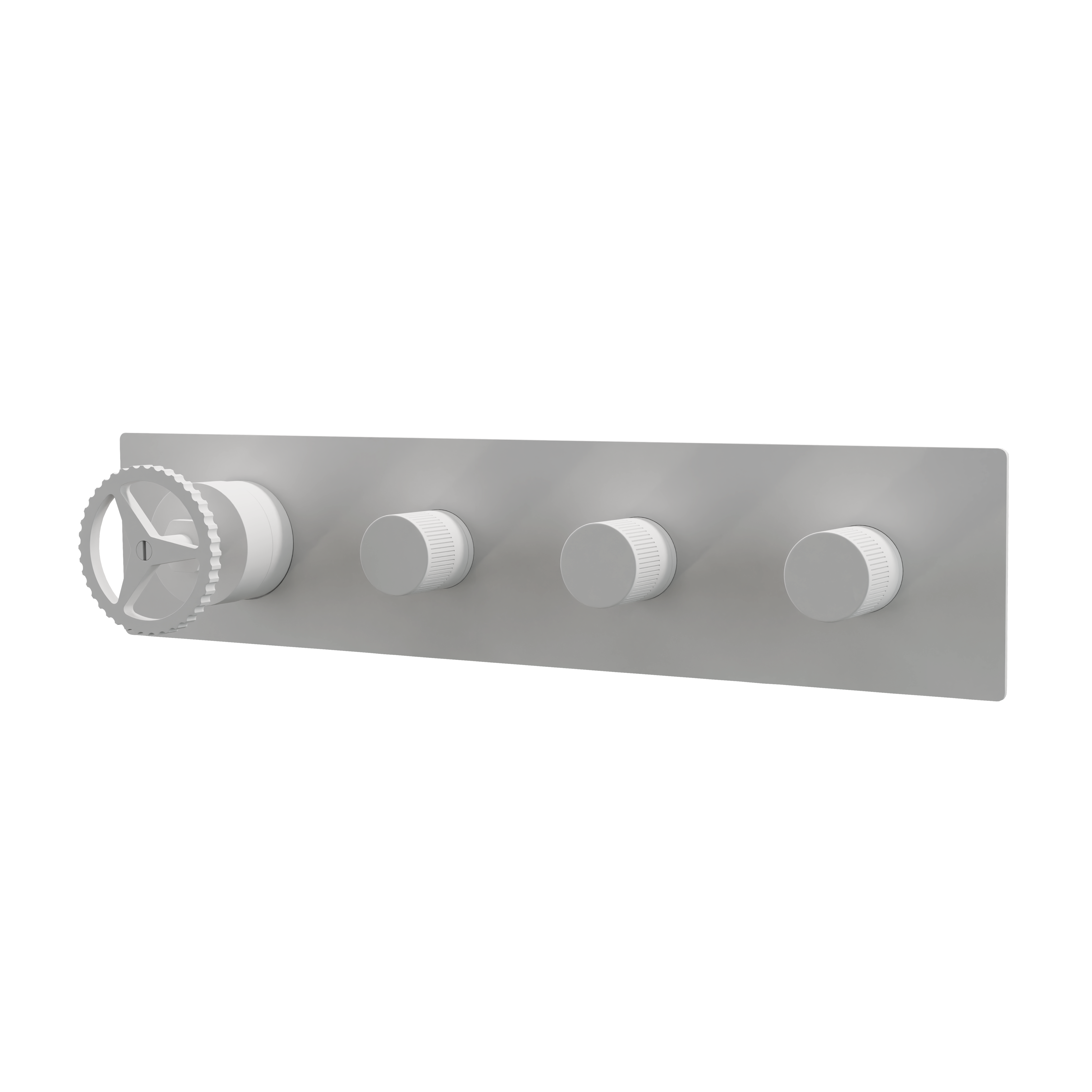 Смеситель для душа Remer Chrono CH98D3WBBO, белый матовый