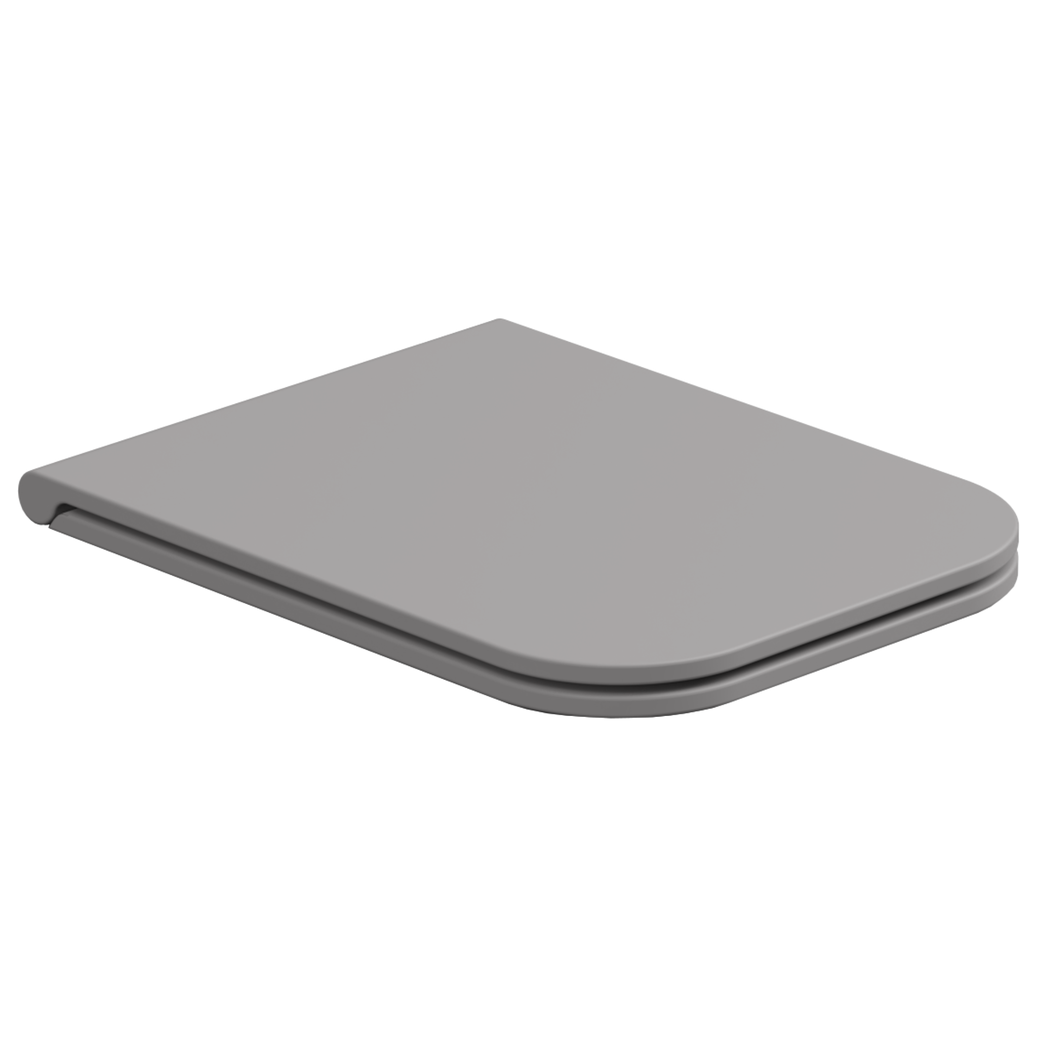 Крышка с сиденьем для подвесного унитаза с микролифтом GSG Ceramic Design Brio BRCOPRSLTICR038, Fumo Matt