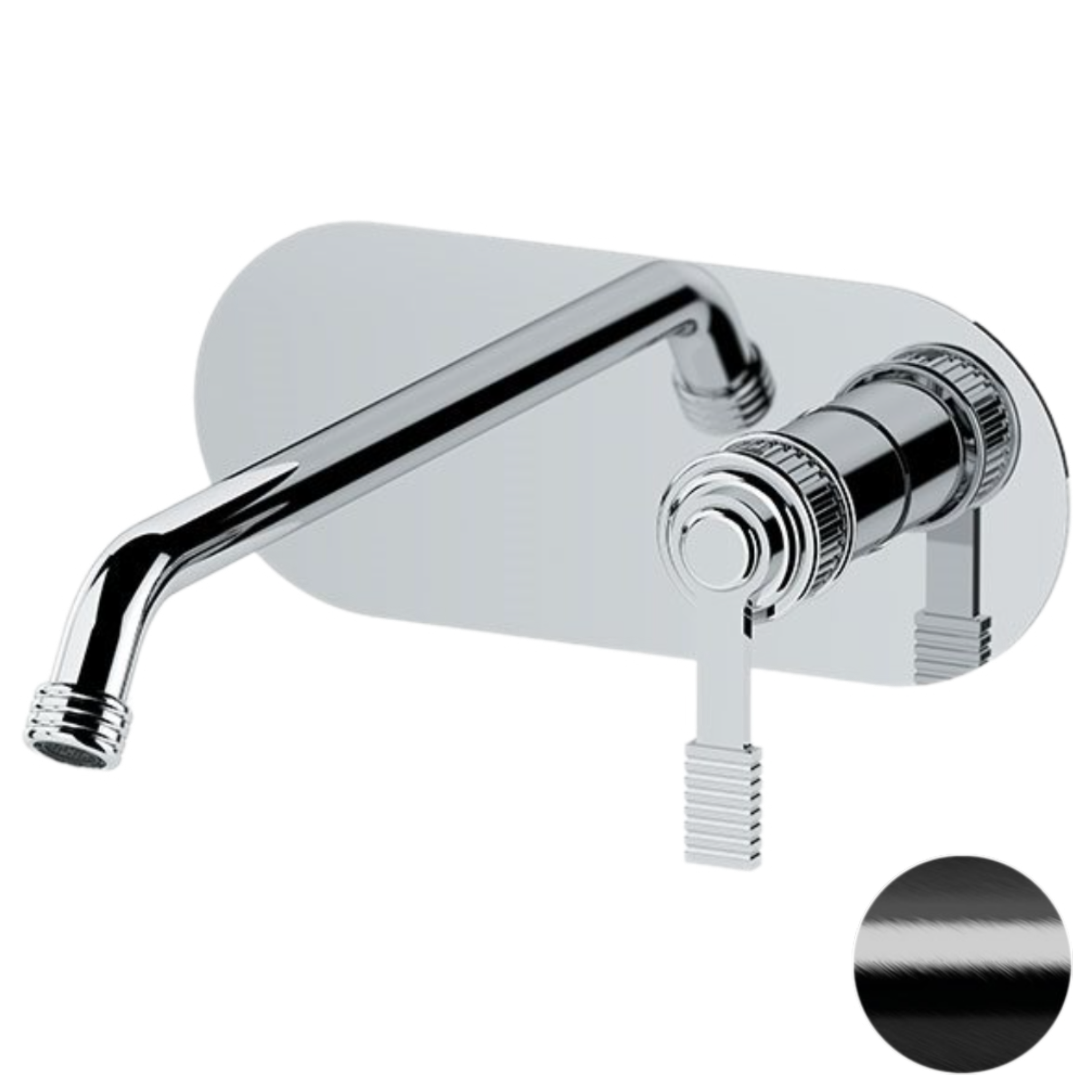 Смеситель для раковины Remer Atelier AL15LWBCFP, черный брашированный хром