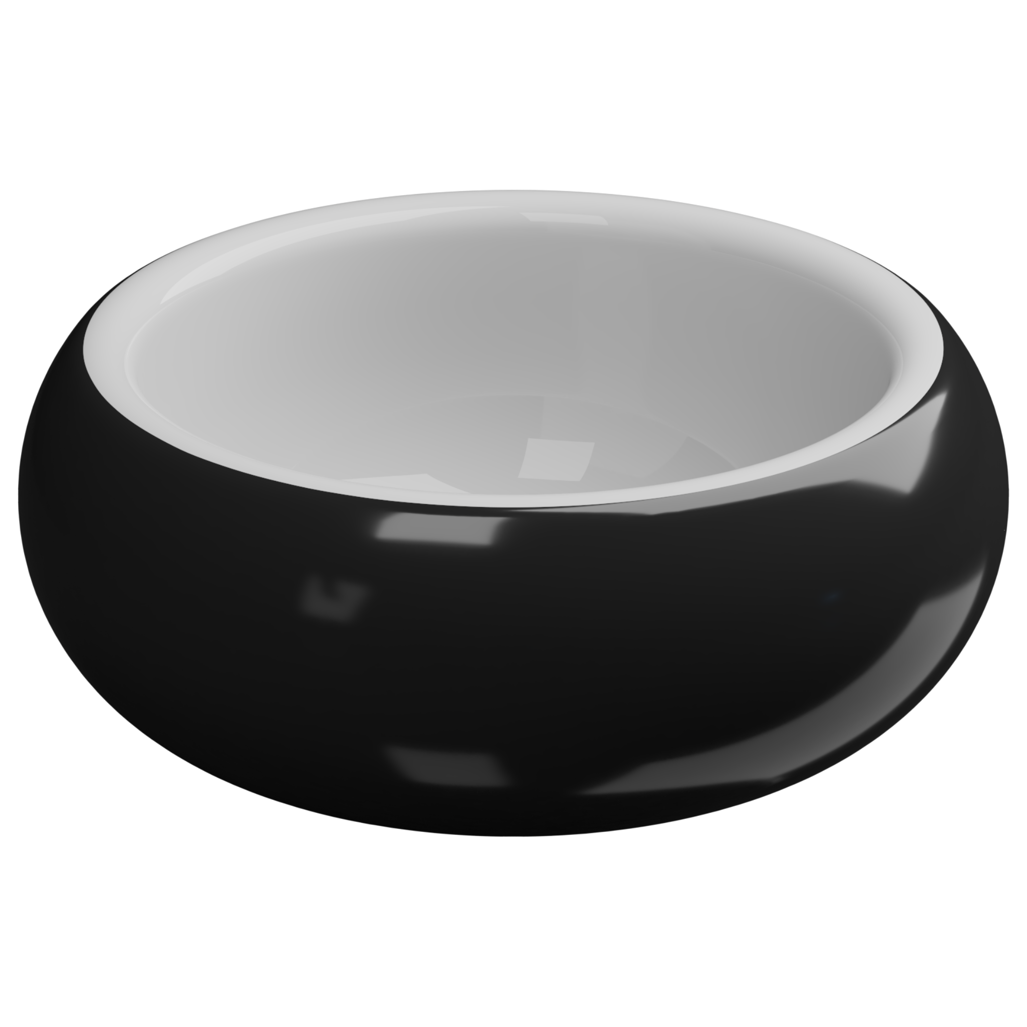 Ванна отдельностоящая 150 см GSG Ceramic Design Petra VAPE002, черный глянцевый