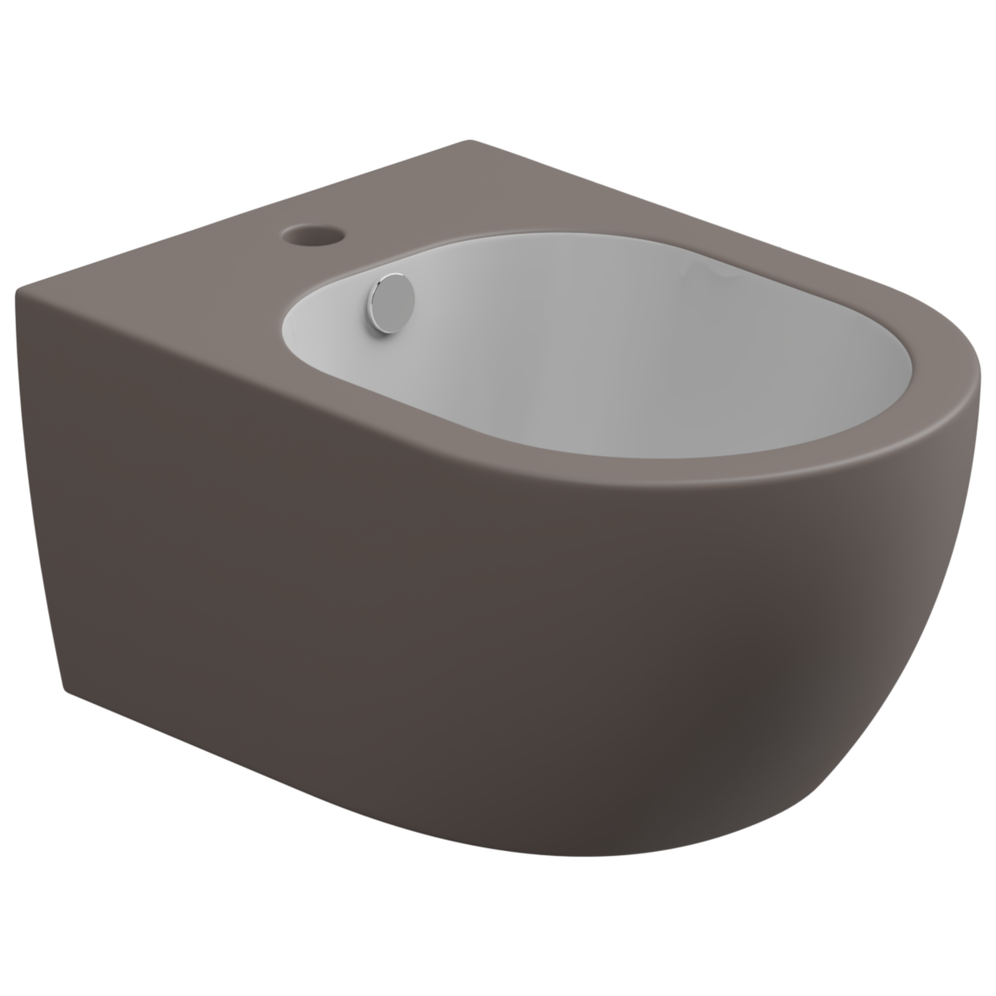 Биде подвесное биколор GSG Ceramic Design Like LKBISOBI000/029, White/Tortora Matt