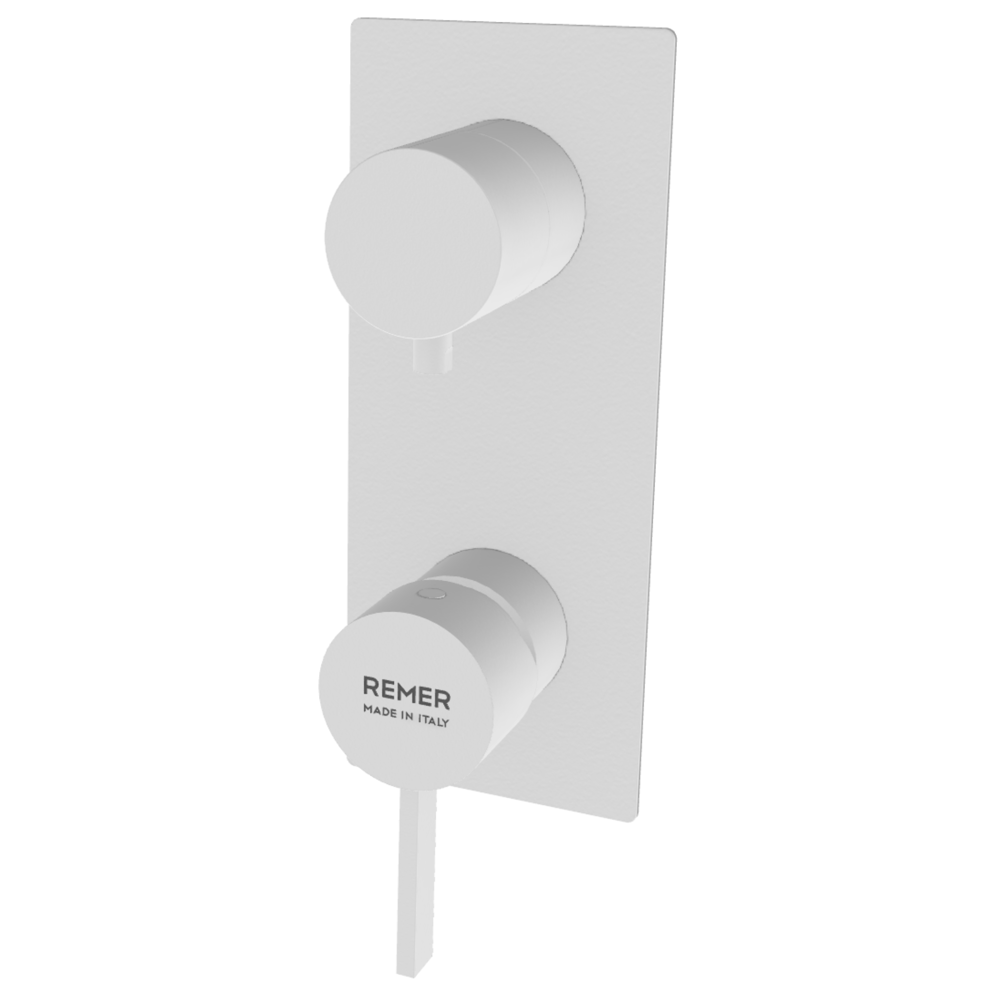 Смеситель для душа Remer Metrica MC92WBBO, белый матовый
