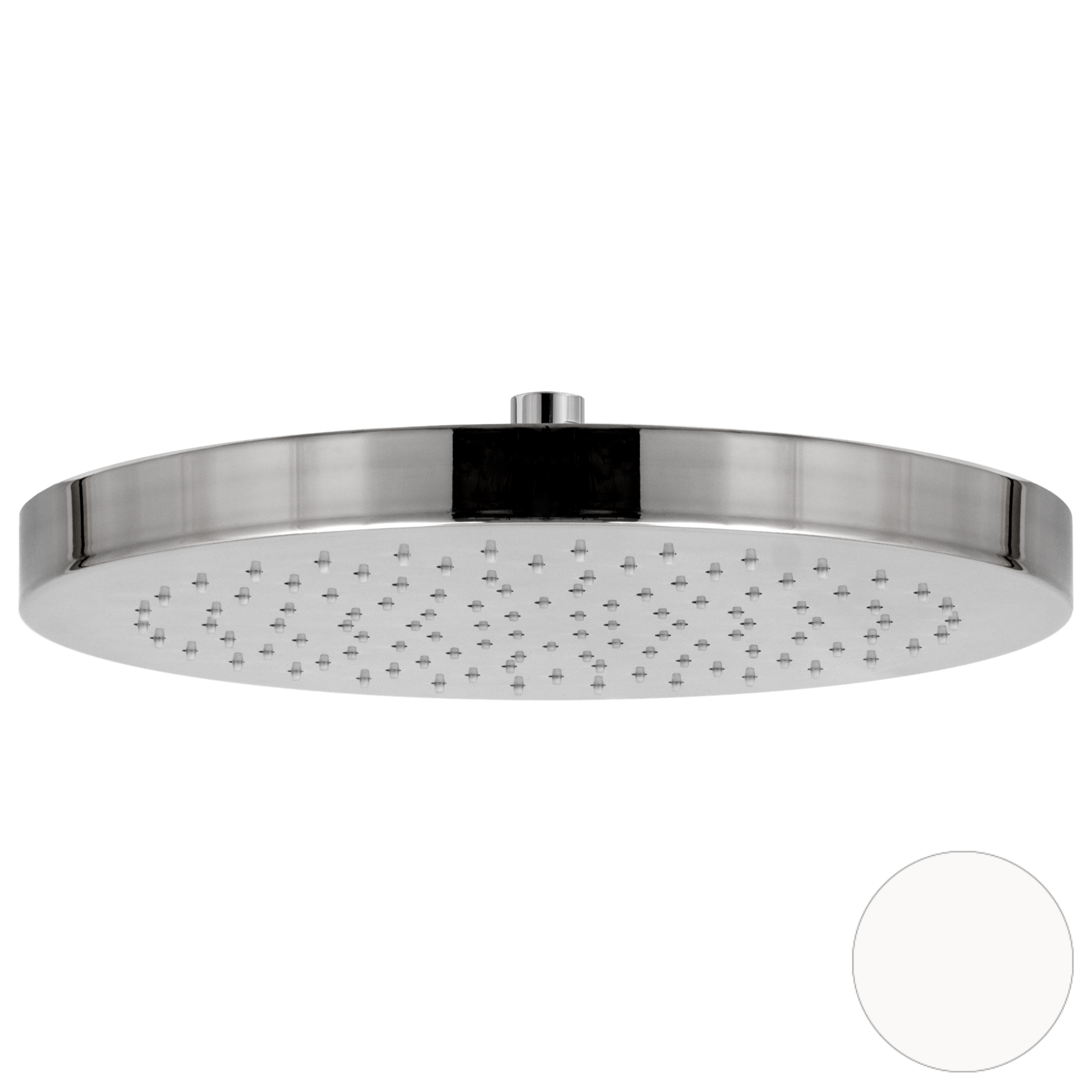 Верхний душ с шарнирным соединением 32 см Daniel A578H3CM3214, белый матовый