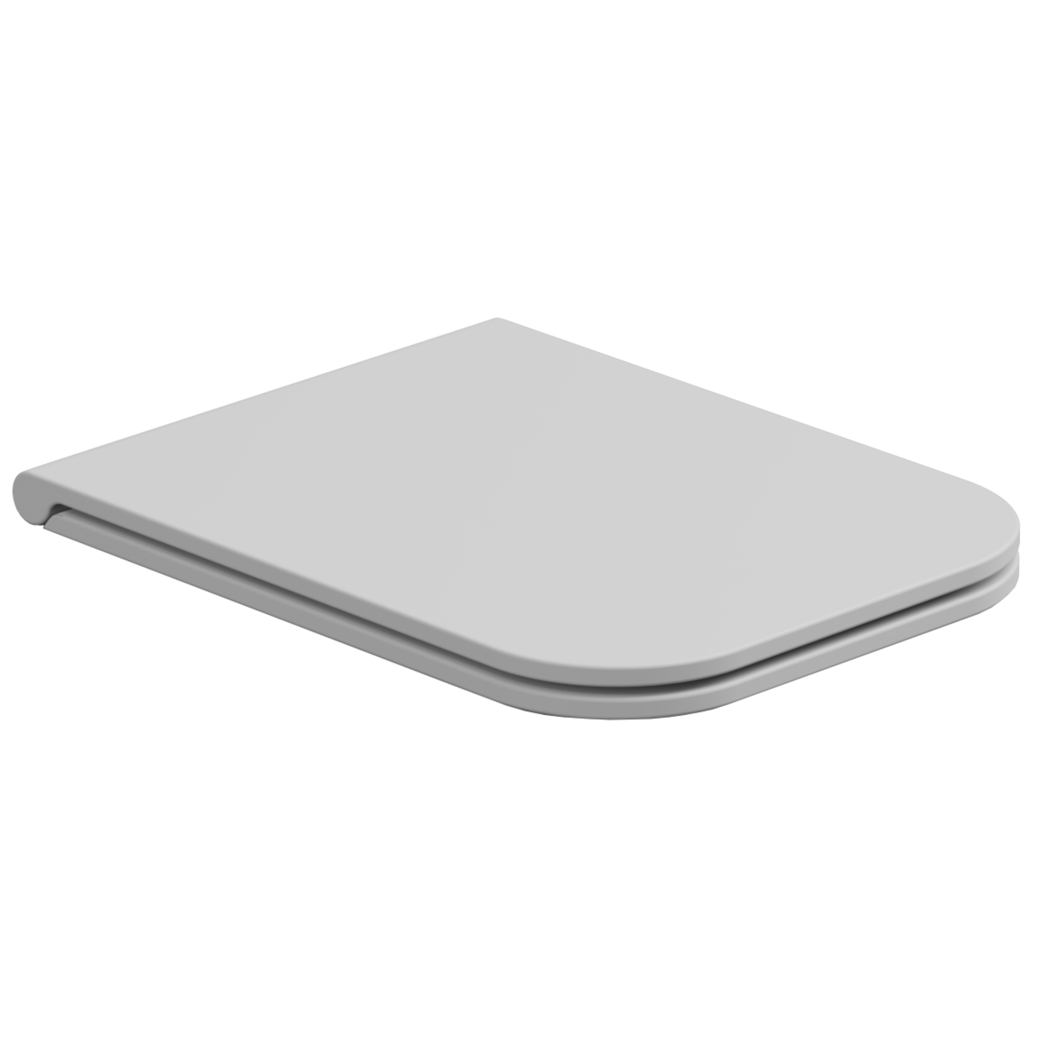 Крышка с сиденьем для подвесного унитаза с микролифтом GSG Ceramic Design Brio BRCOPRSLTICR001, белый матовый