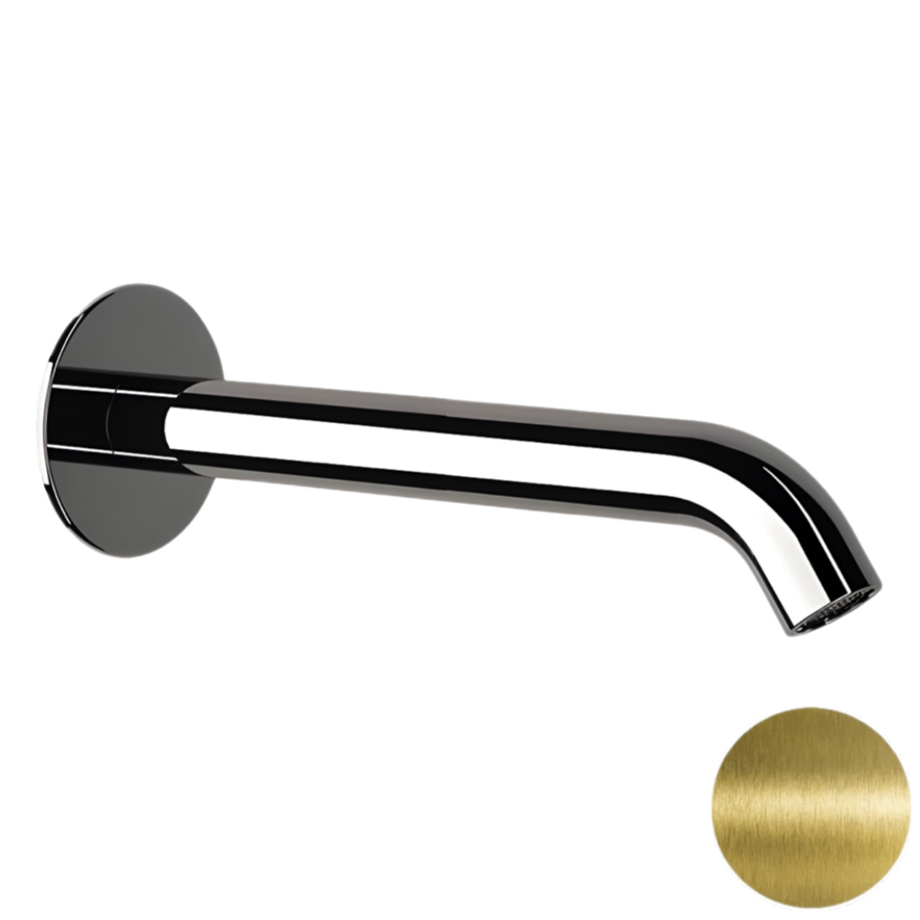 Излив настенный 19 см Remer X Style 91XLVO, состаренная латунь