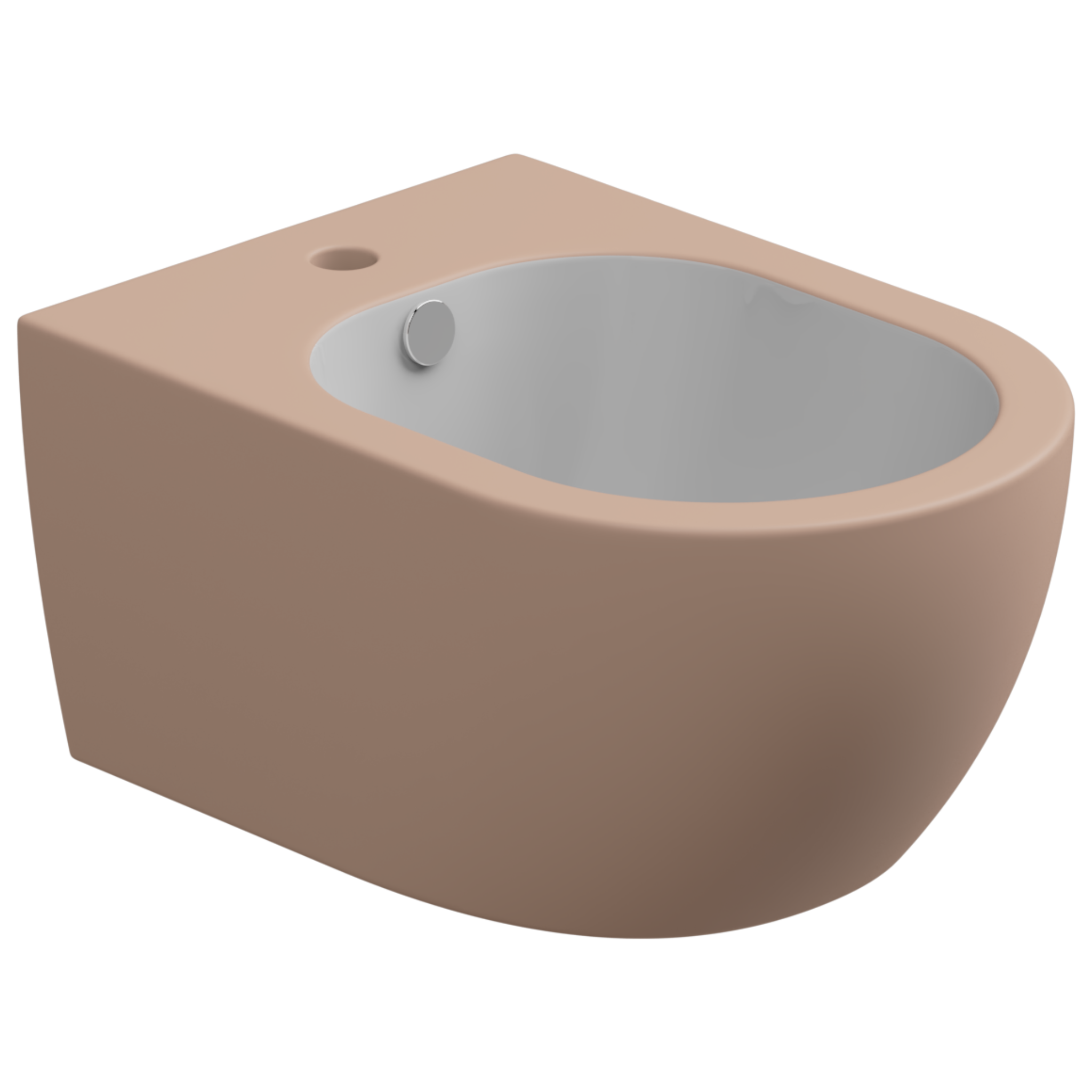 Биде подвесное биколор GSG Ceramic Design Like LKBISOBI000/032, White/Cipria Matt