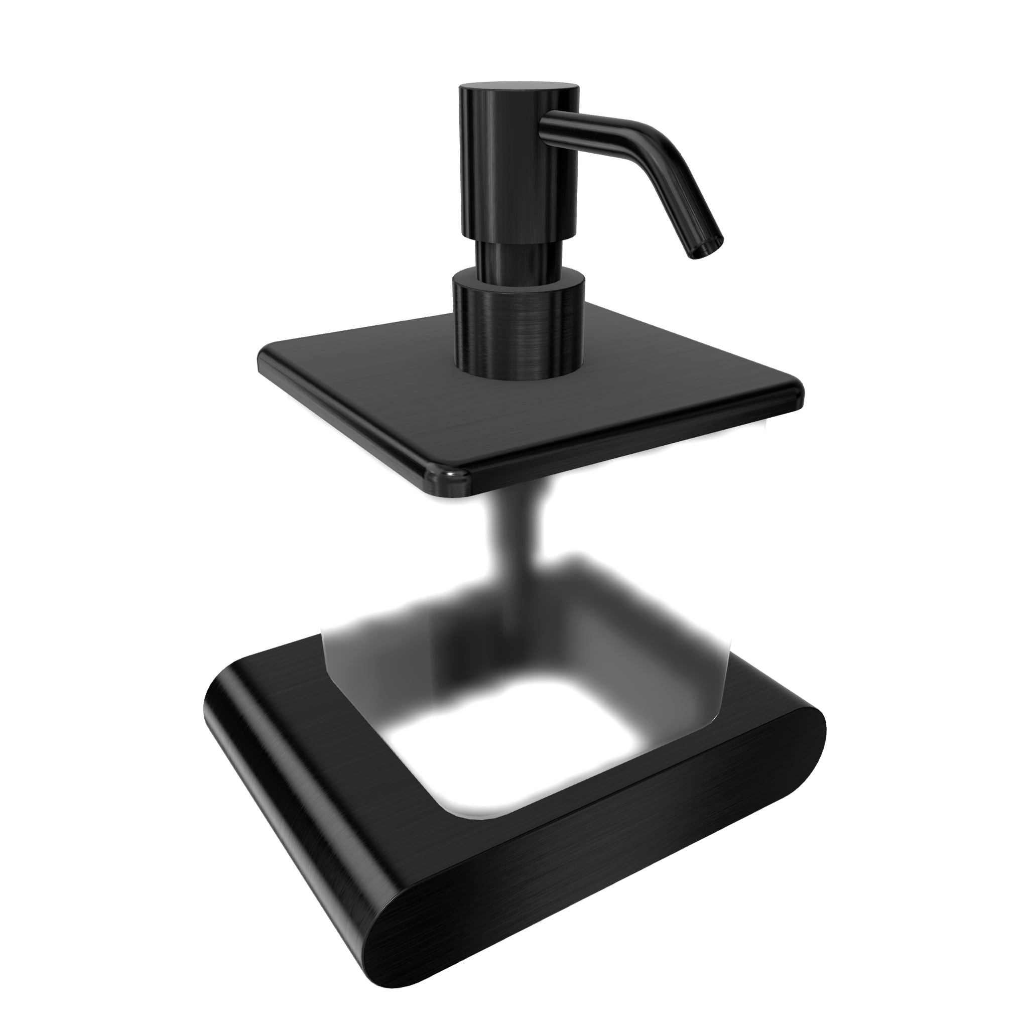 Дозатор Remer Lounge LN13GM, оружейная сталь PVD