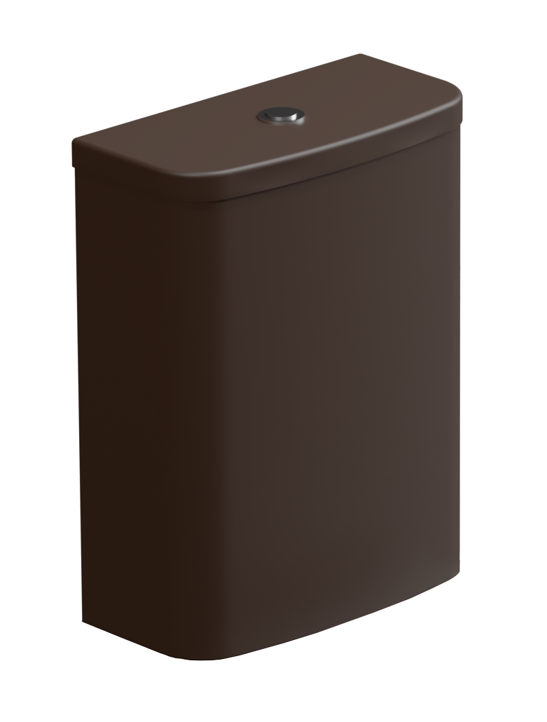 Бачок для напольного унитаза с механизмом смыва GSG Ceramic Design Like LKCIMBL035 + ACS82, Cacao Matt